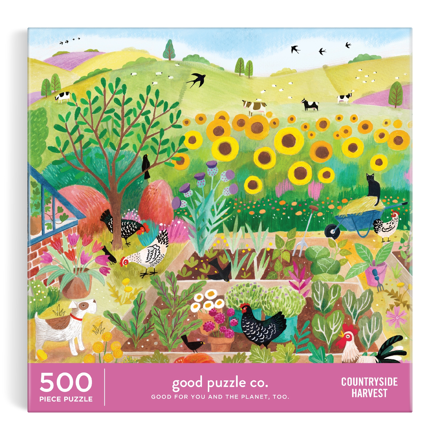 Good Puzzle Co. Countryside Harvest 500 Piece Puzzle