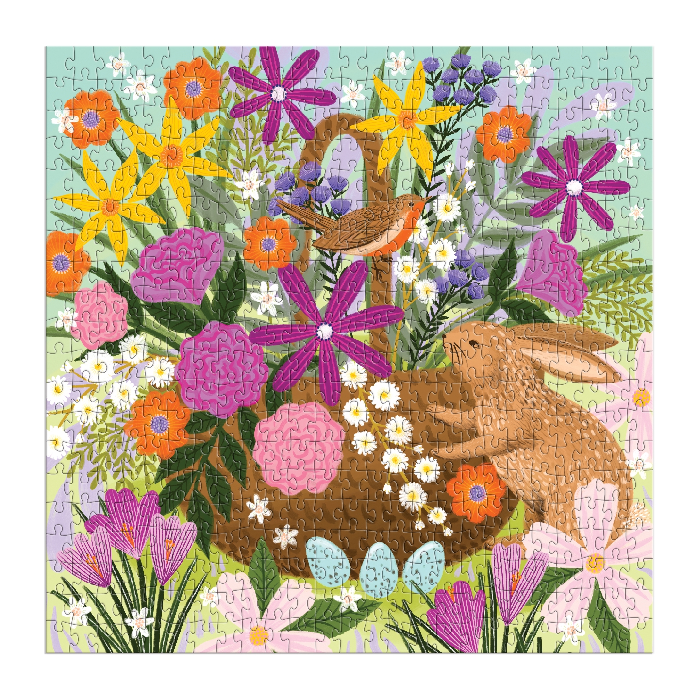 Good Puzzle Co. Basket Blooms 500 Piece Puzzle