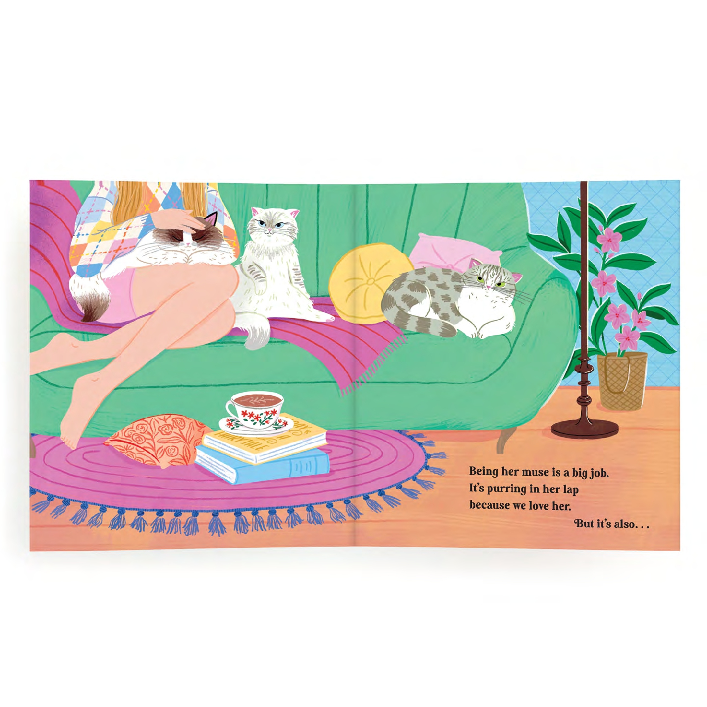 Karma is Three Cats Picture Book