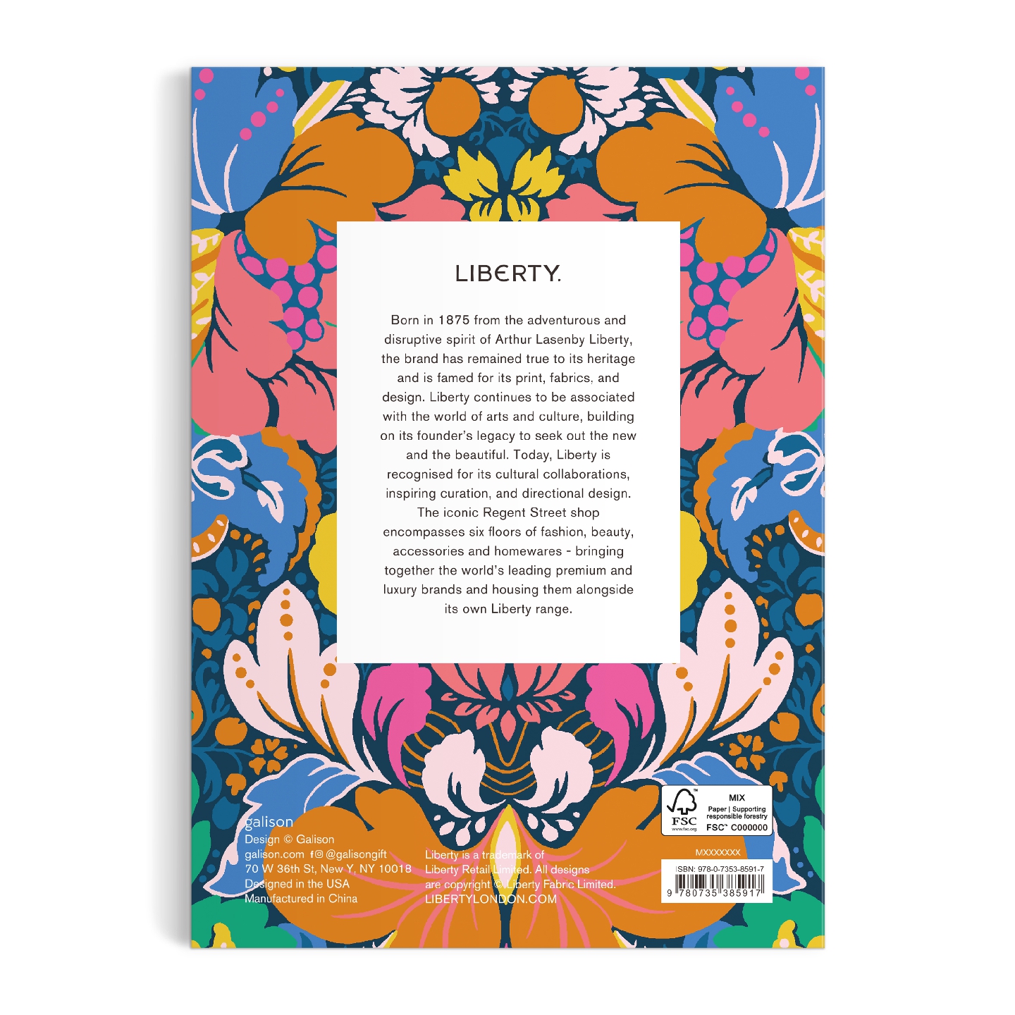Liberty Glastonbury Premium A5 Notebook