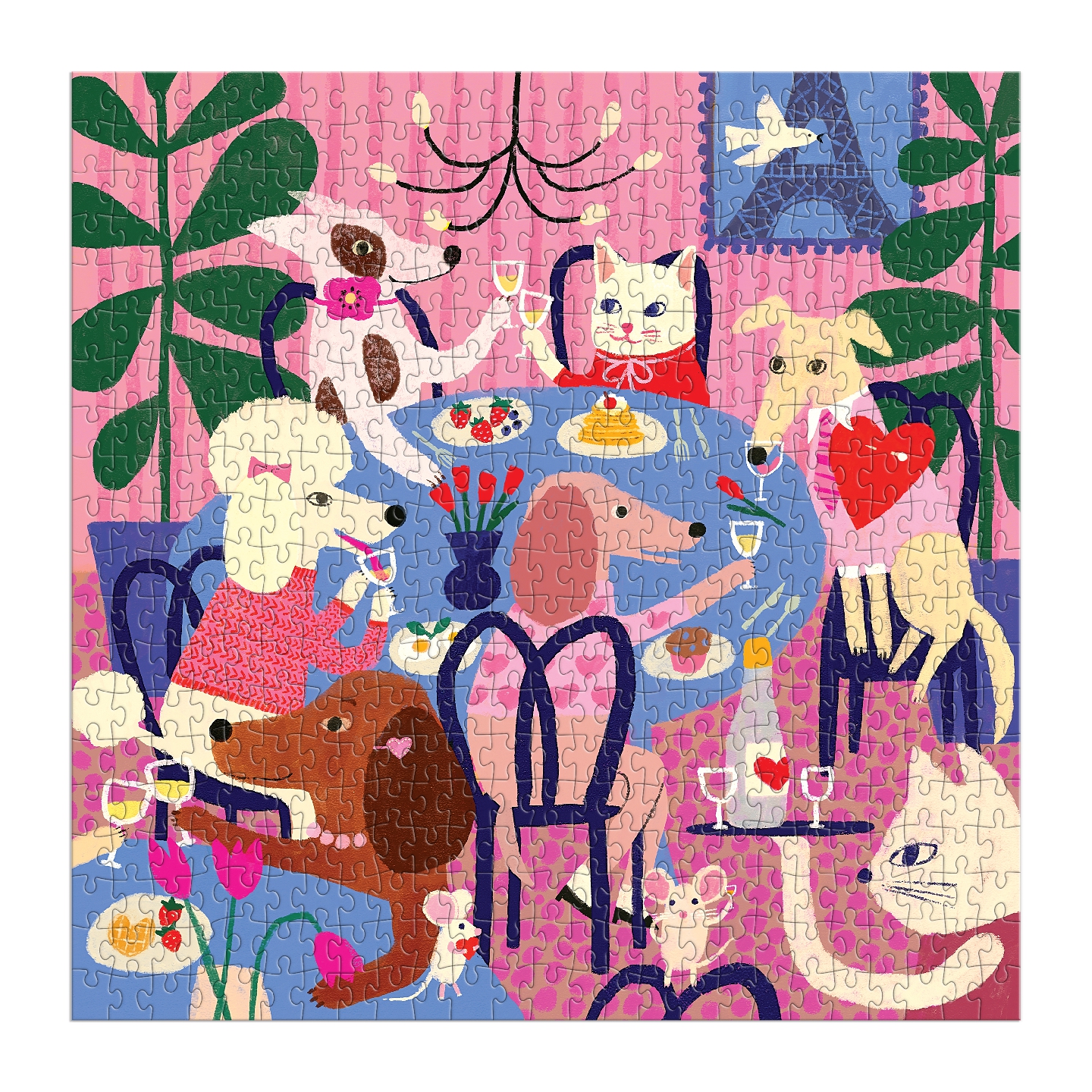 Paws for Love 500 Piece Puzzle