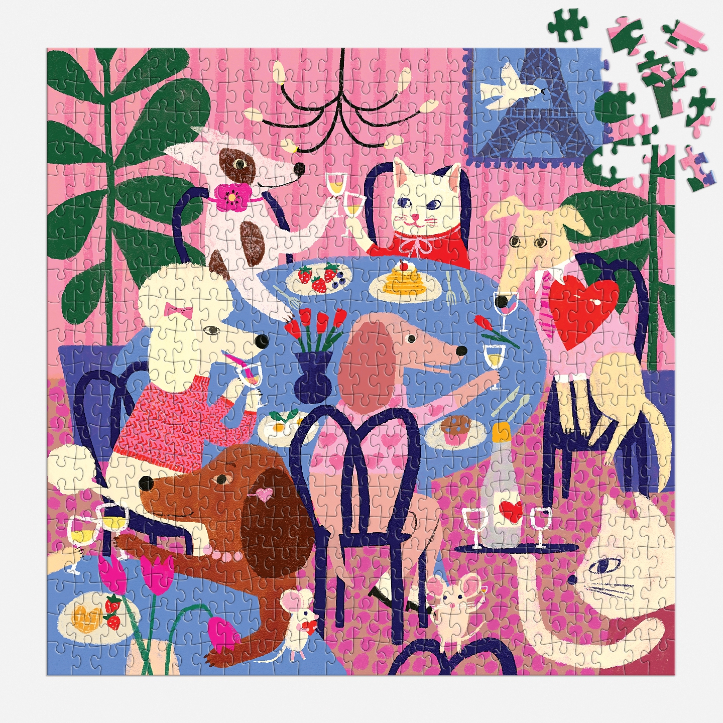 Paws for Love 500 Piece Puzzle