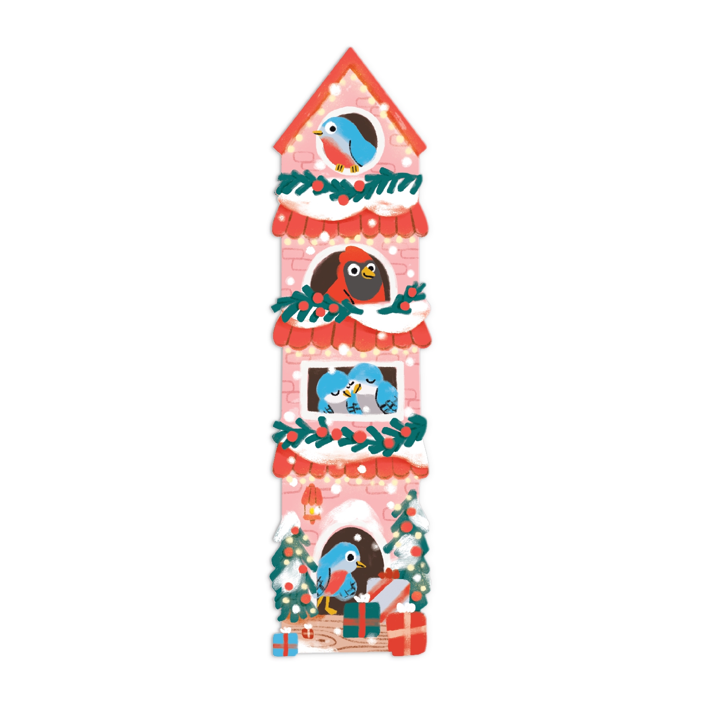 Season's Tweetings Paper Bookmark