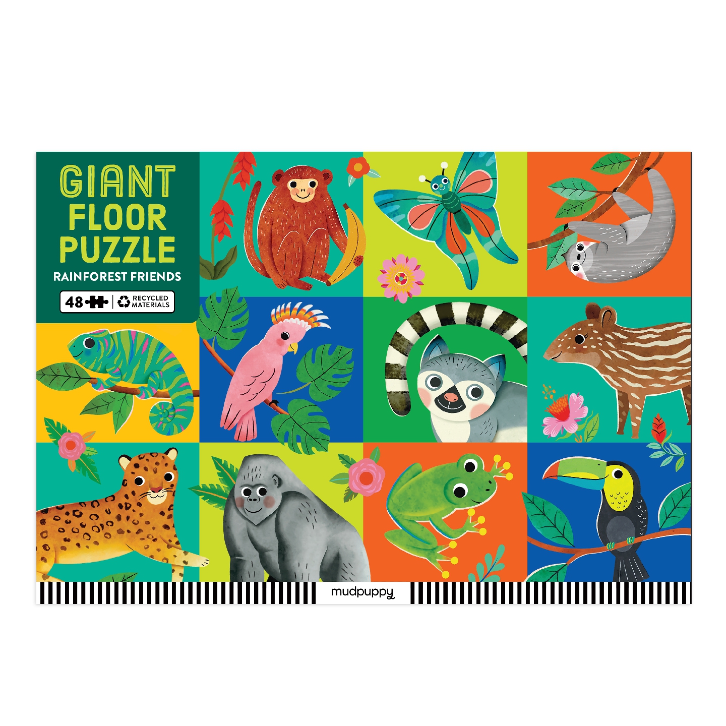 Rainforest Friends 48 Piece Giant Floor Puzzle