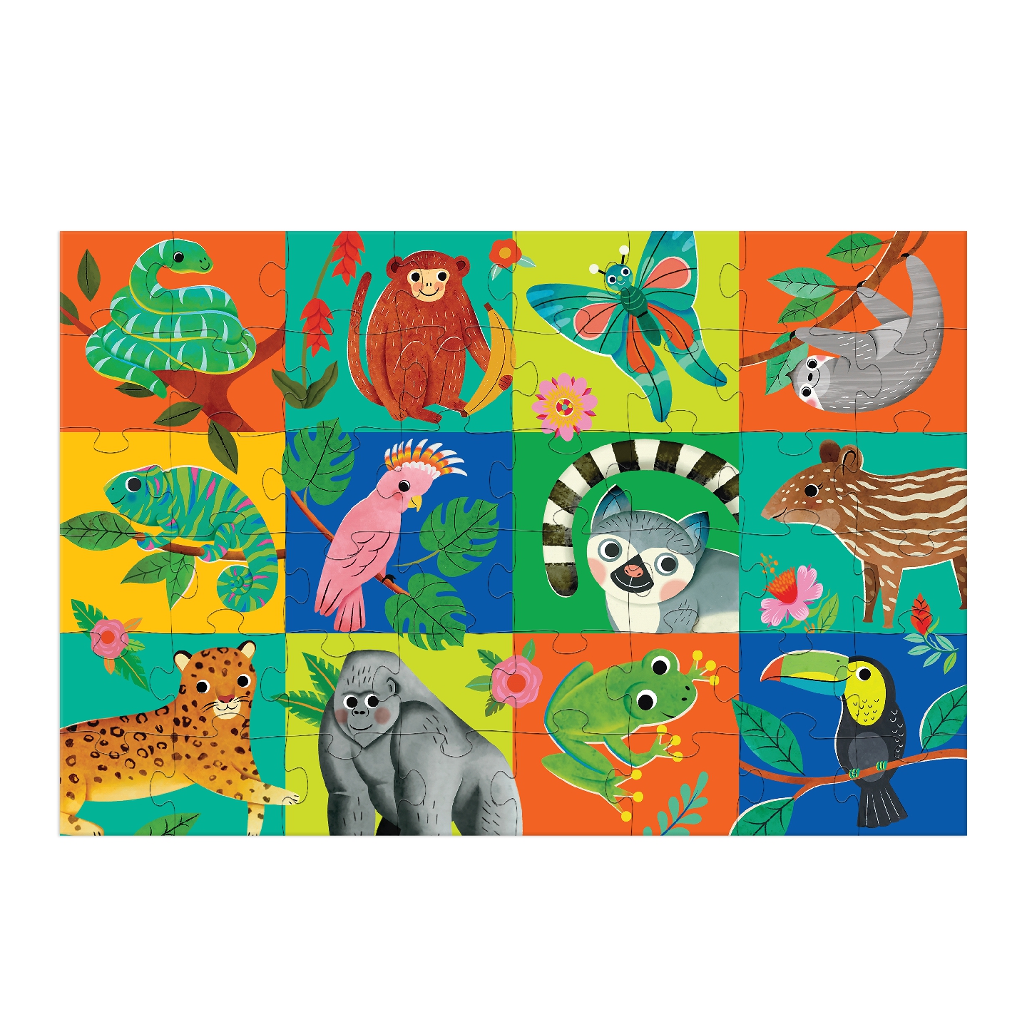 Rainforest Friends 48 Piece Giant Floor Puzzle