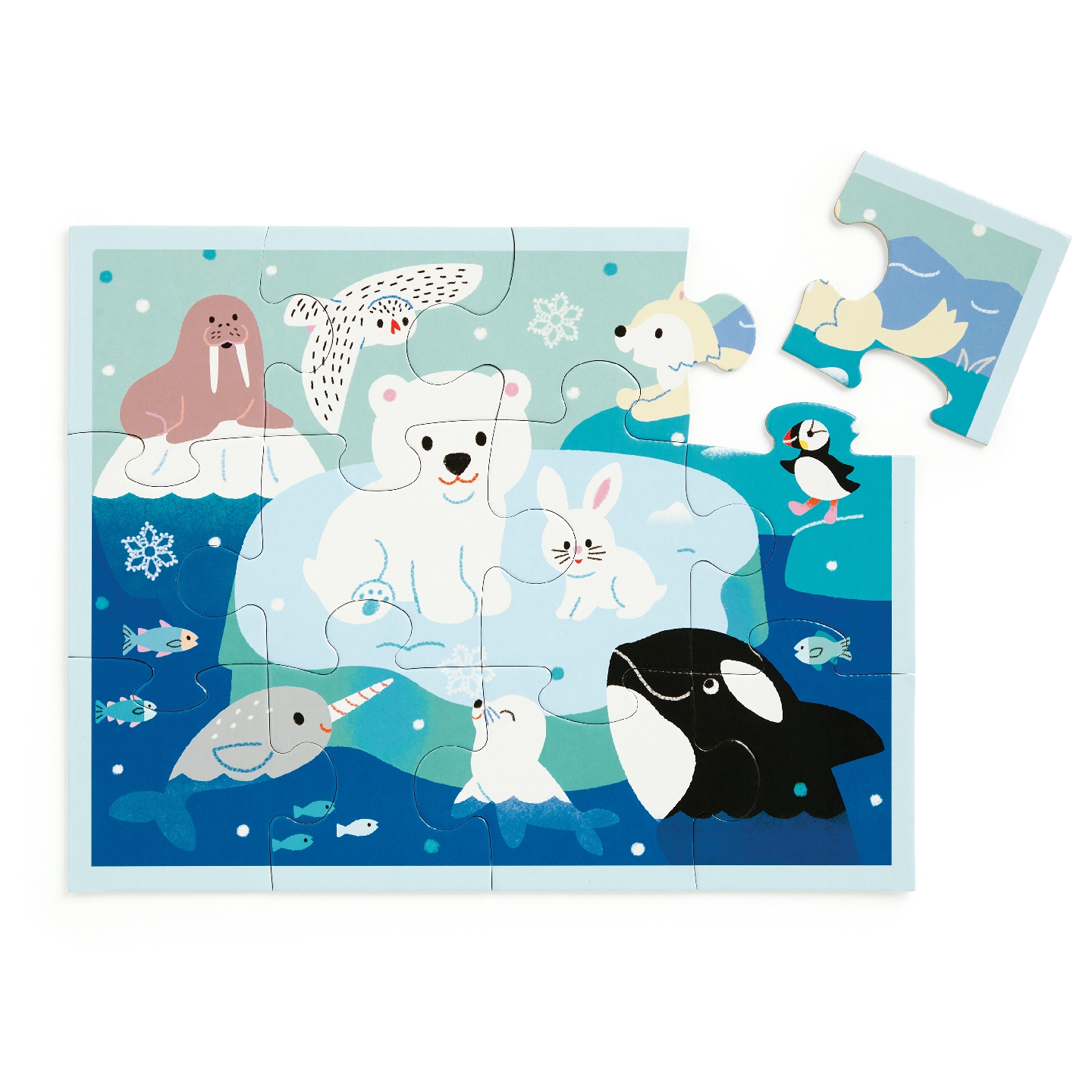 Arctic Friends Pouch Puzzle