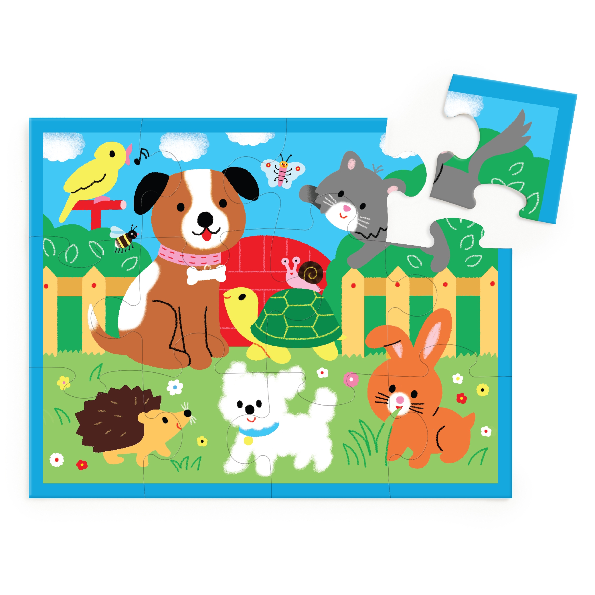 Playful Pets 12 Piece Pouch Puzzle