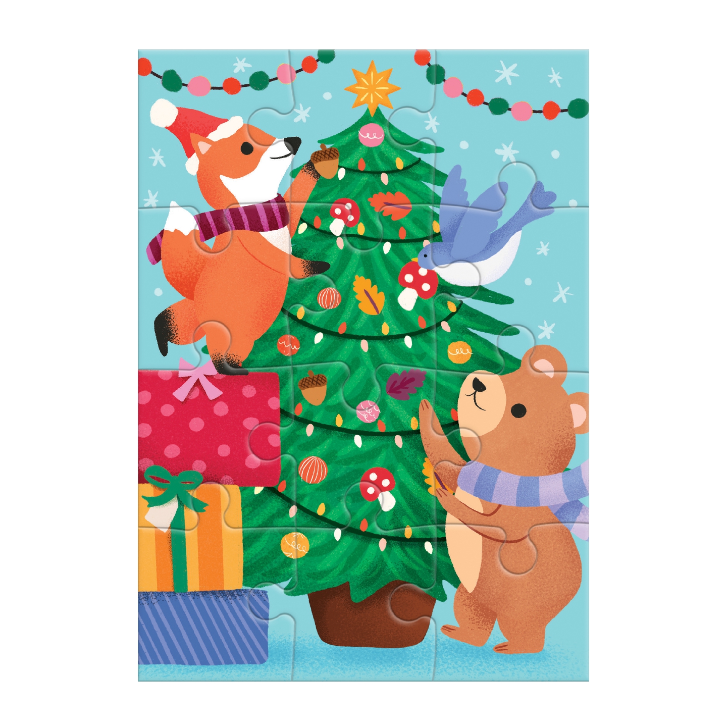 Christmas Critters Greeting Card Puzzle