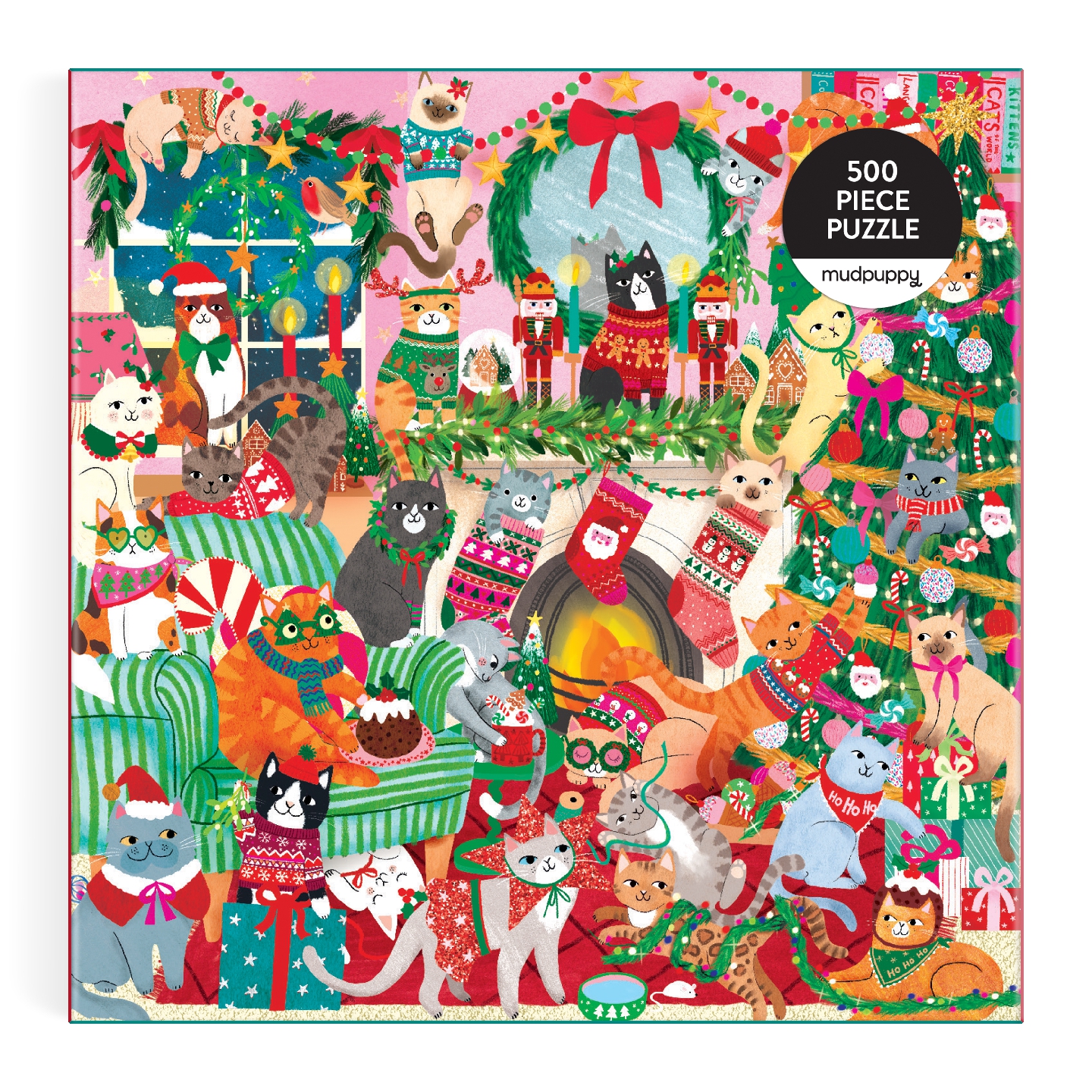 Merry Catmas! 500 Piece Family Puzzle