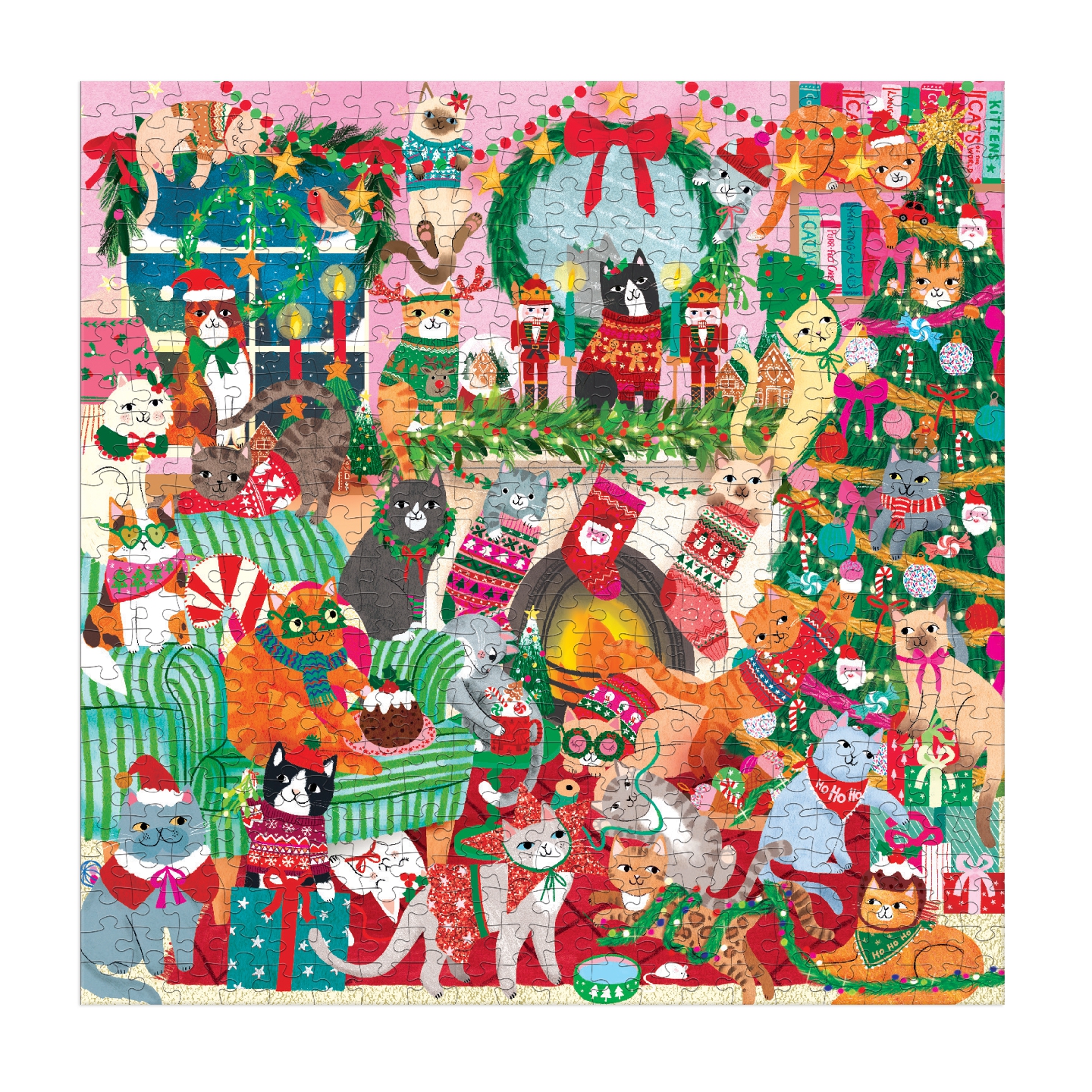 Merry Catmas! 500 Piece Family Puzzle