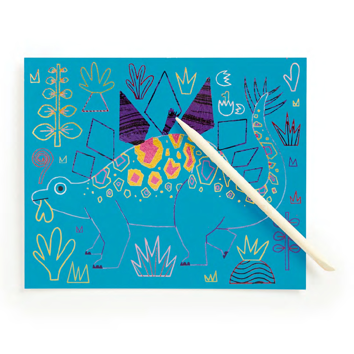 Mighty Dinosaurs Scratch Magic: Scratch & Sparkle Art Kit