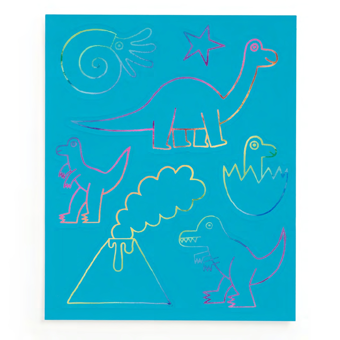 Mighty Dinosaurs Scratch Magic: Scratch & Sparkle Art Kit