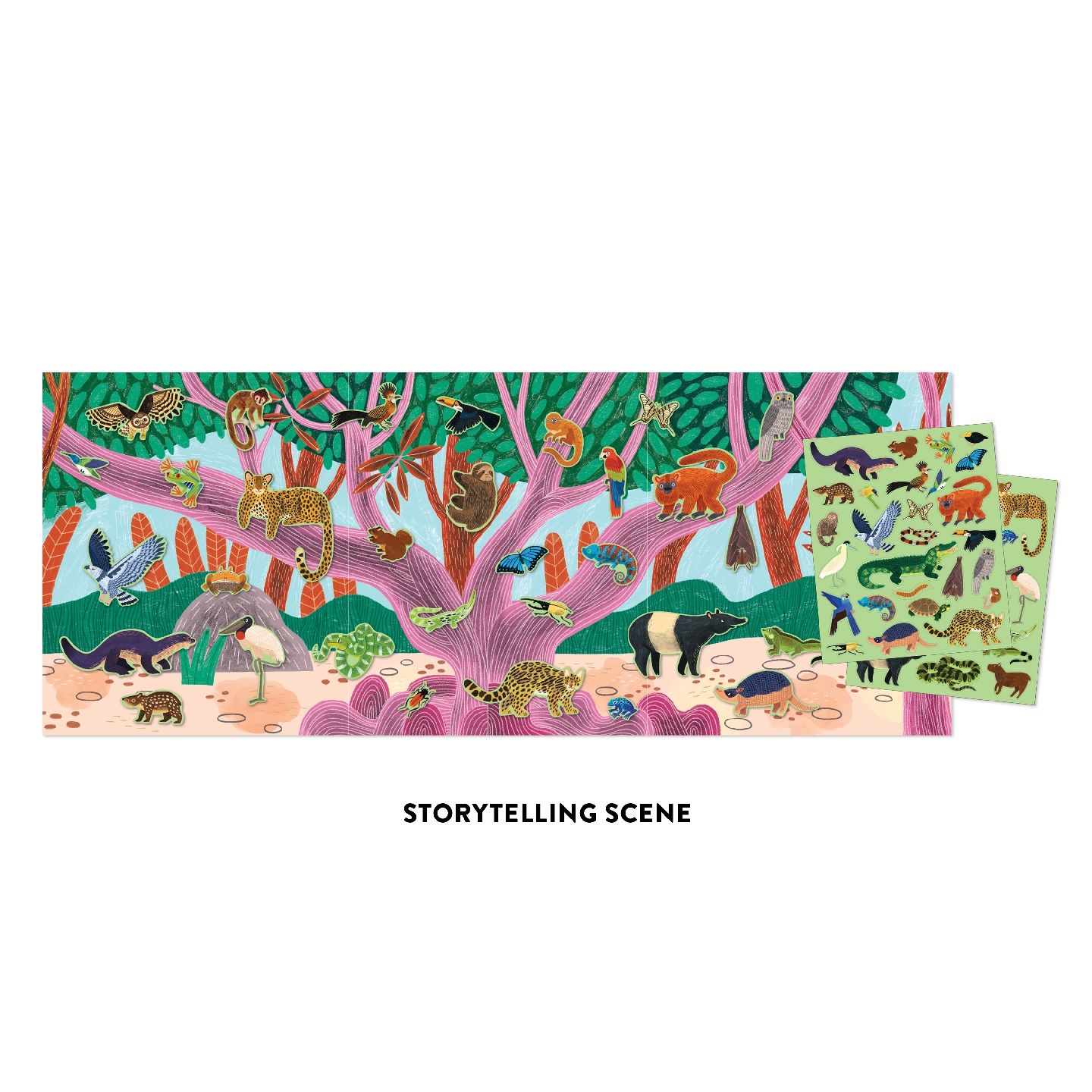 Rainforest Sticker Play Reusable Activity Set
