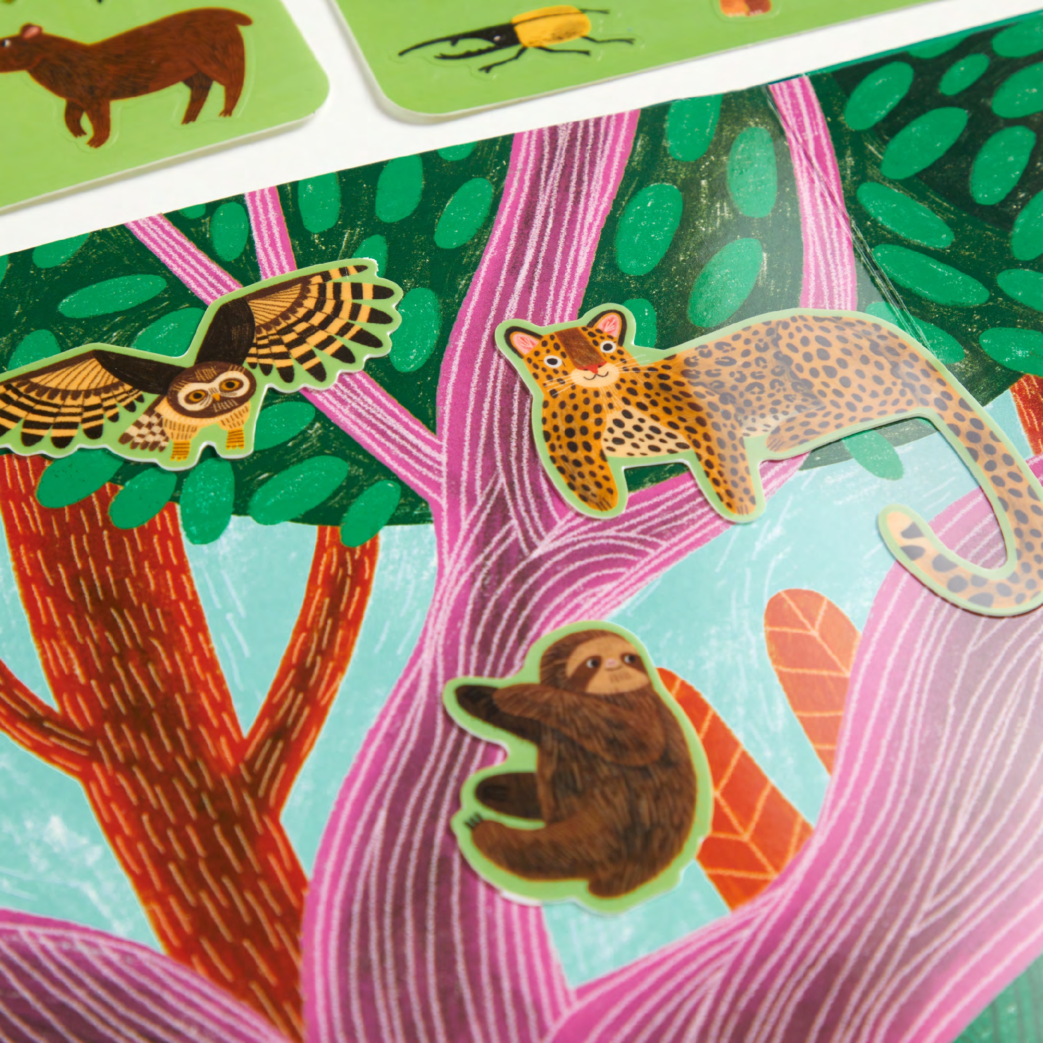 Rainforest Sticker Play Reusable Activity Set
