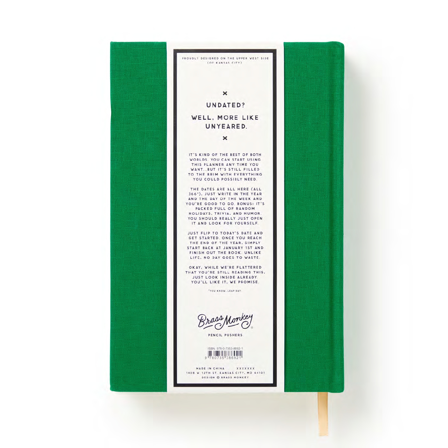 These Are the Days of My Life Undated Daily Planner