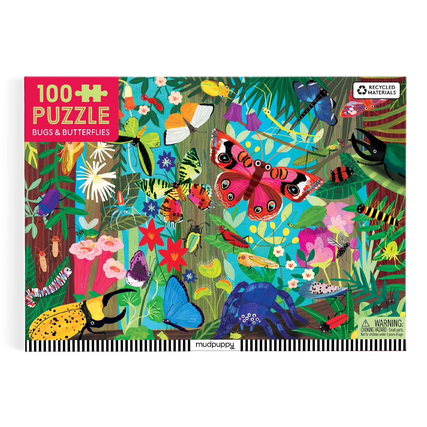 Bugs & Butterflies 100 Piece Puzzle