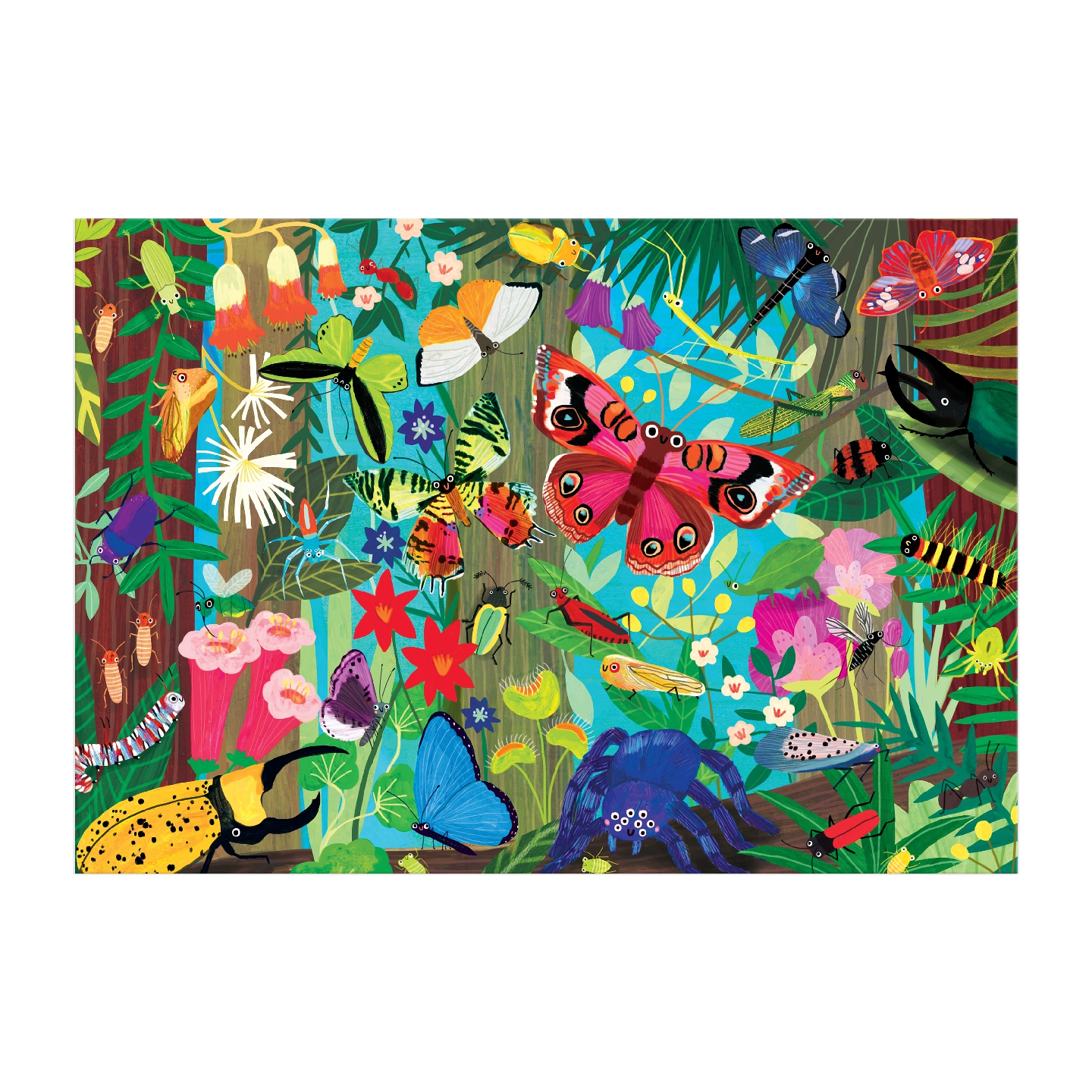 Bugs & Butterflies 100 Piece Puzzle