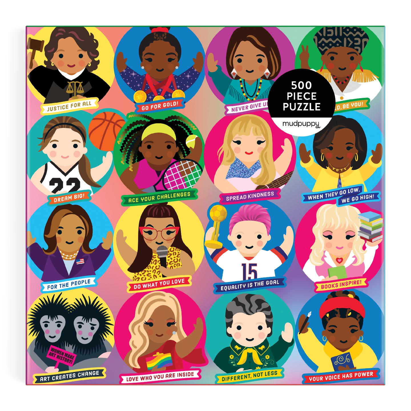 Little Feminist: Modern Icons 500 Piece Family Puzzle