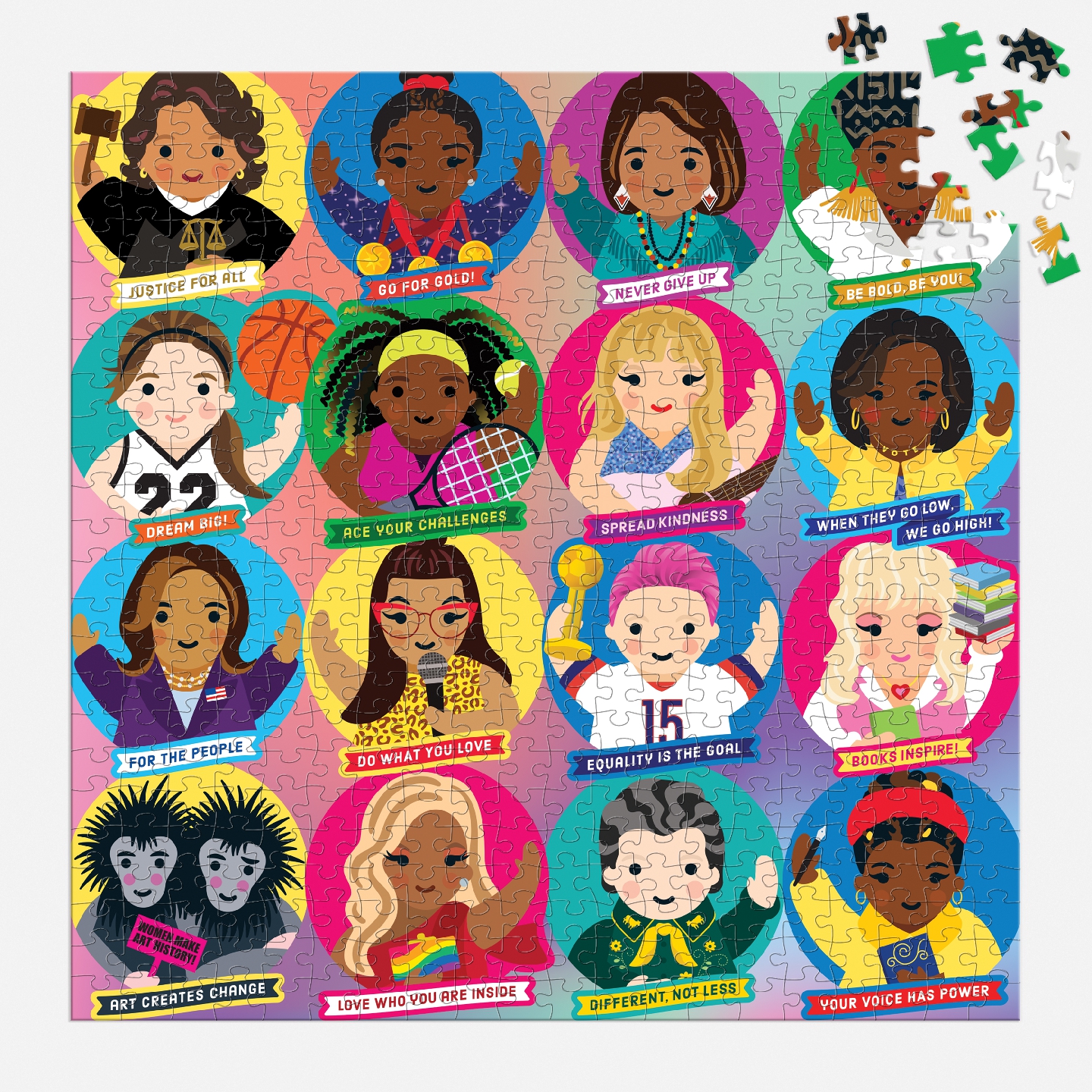 Little Feminist: Modern Icons 500 Piece Family Puzzle