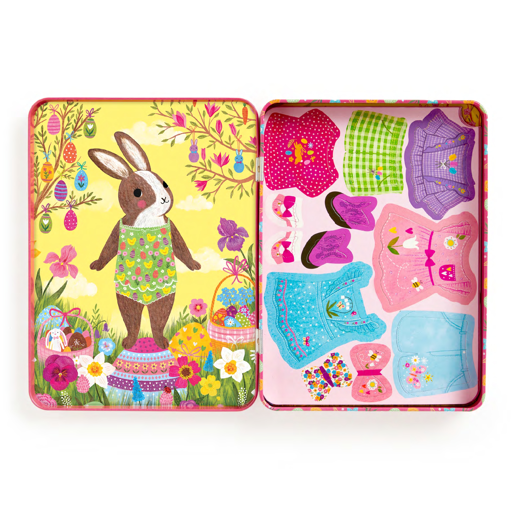 Garden Bunnies Magnetic Dress-up