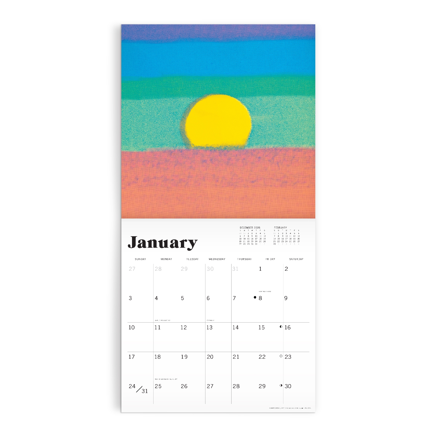 Andy Warhol 12 x 12 Wall Calendar 2027