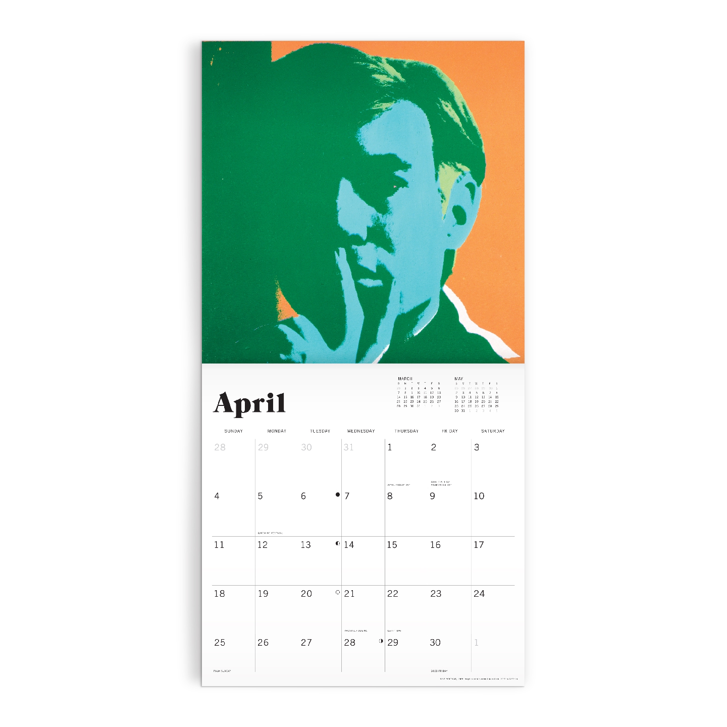 Andy Warhol 12 x 12 Wall Calendar 2027