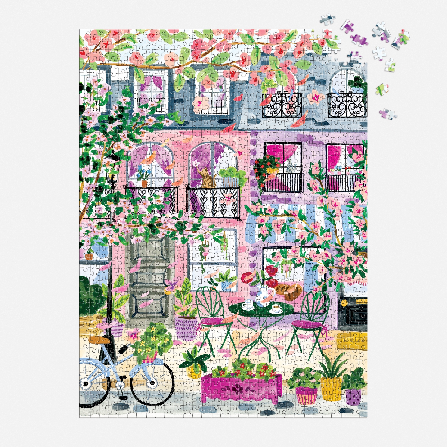 Cherry Lane Blossoms 1000 Piece Puzzle