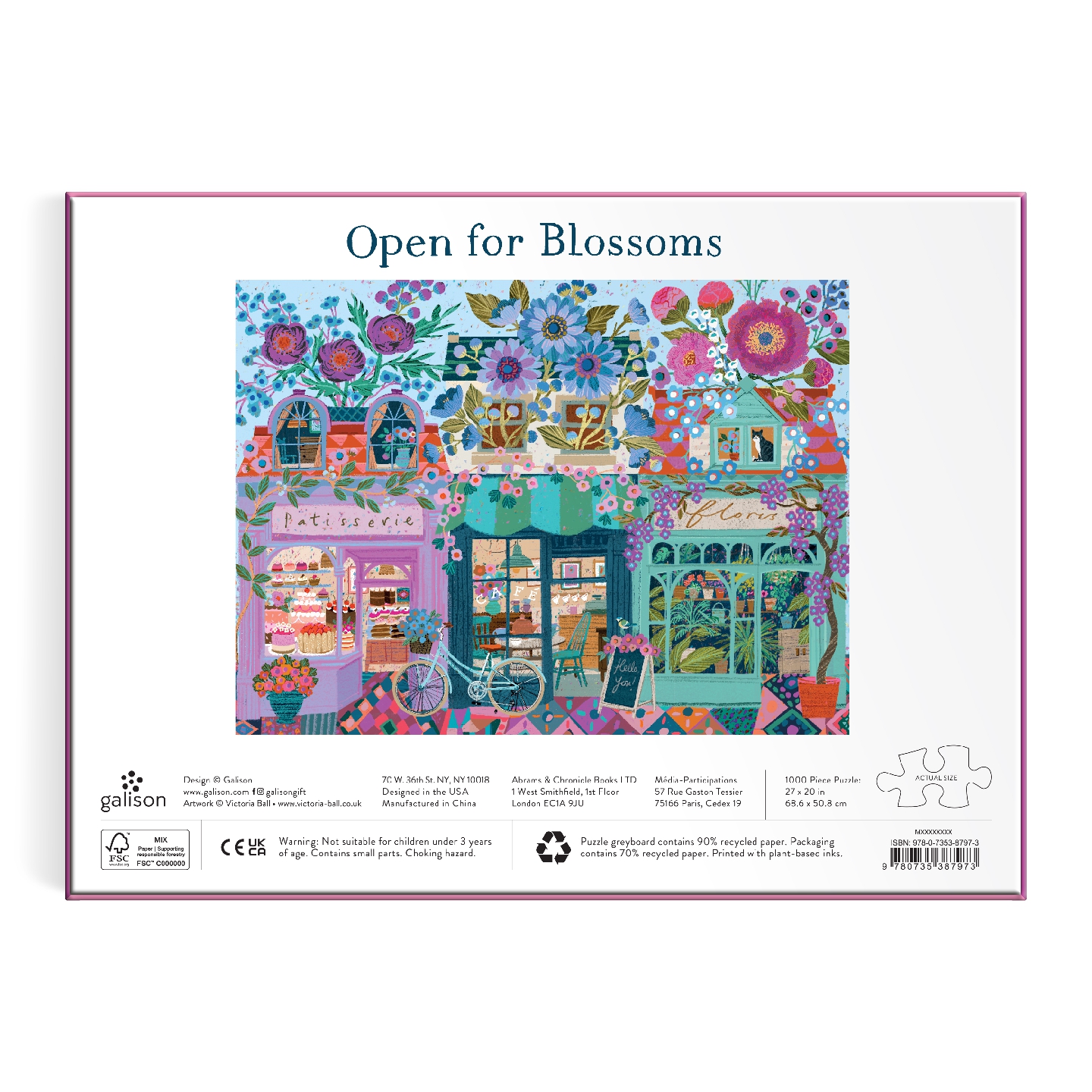 Victoria Ball Open For Blossoms 1000 Piece Puzzle