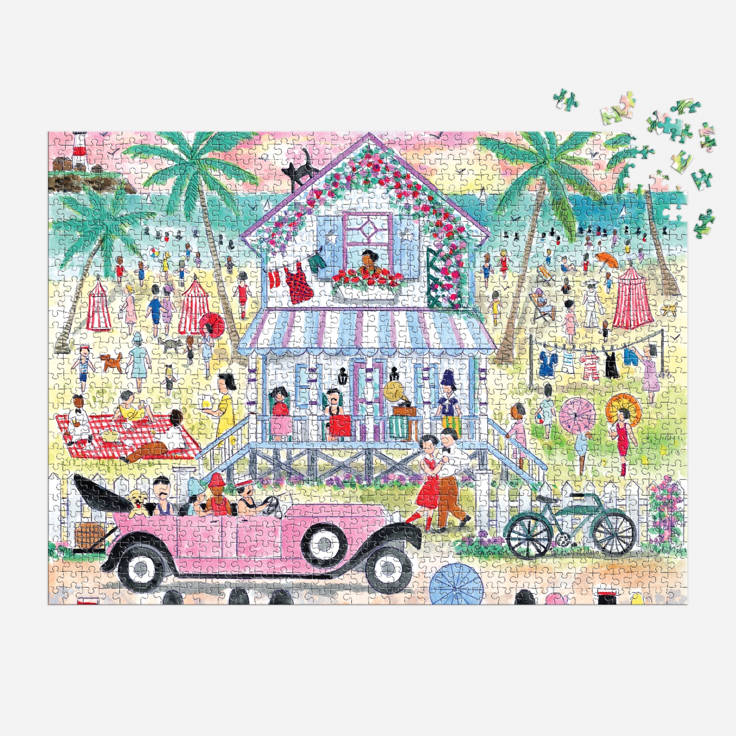 Michael Storrings Roaring 20s Beach House 1000 Piece Puzzle