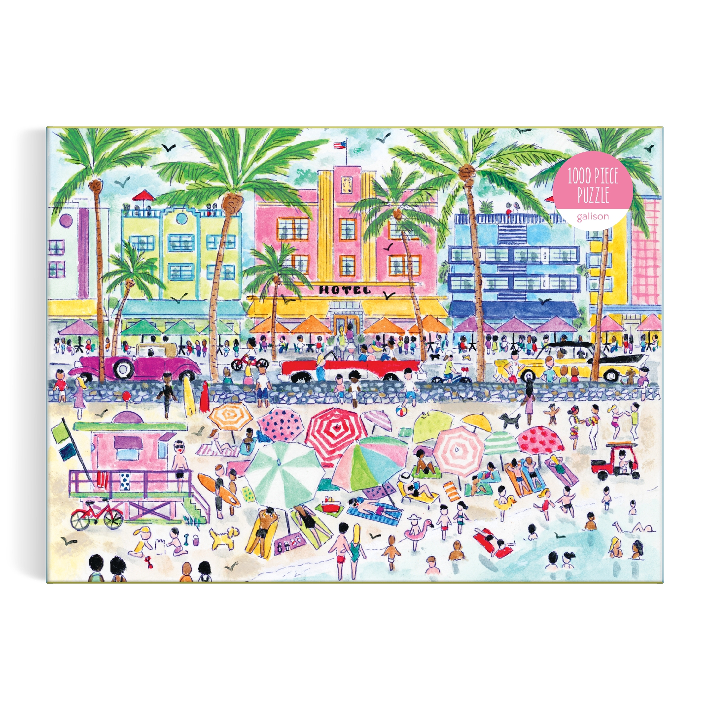 Michael Storrings South Beach Miami 1000 Piece Puzzle