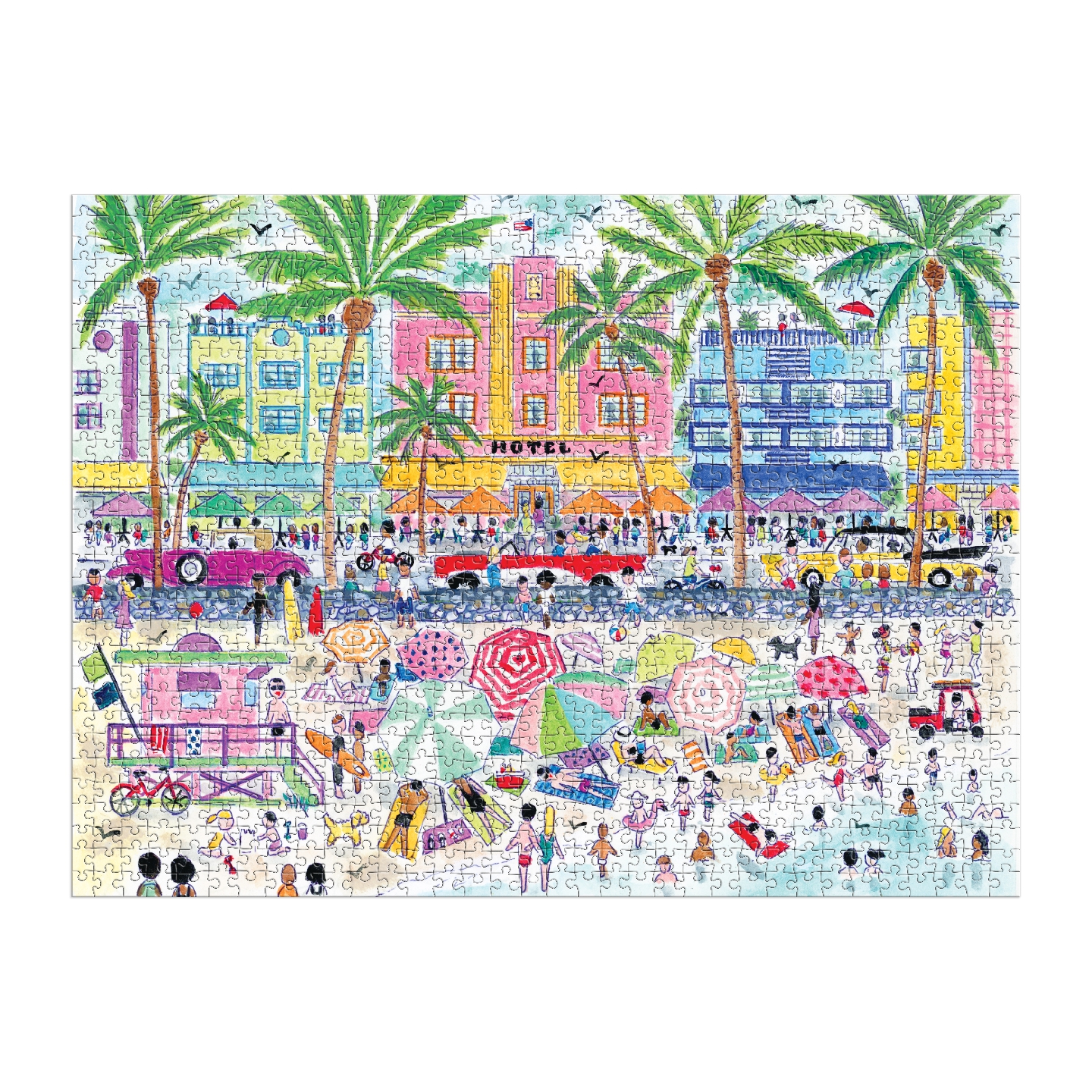 Michael Storrings South Beach Miami 1000 Piece Puzzle