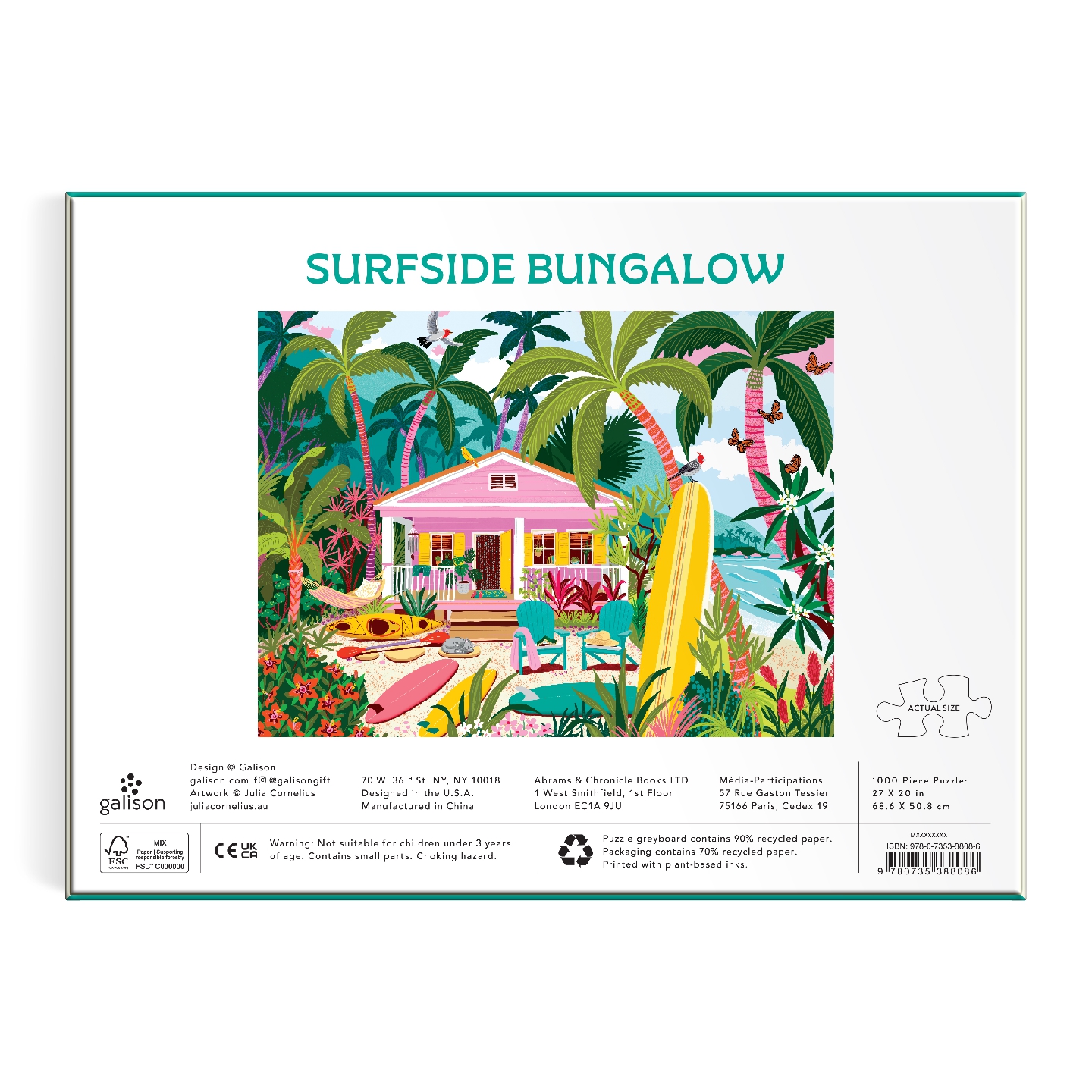 Surfside Bungalow 1000 Piece Puzzle