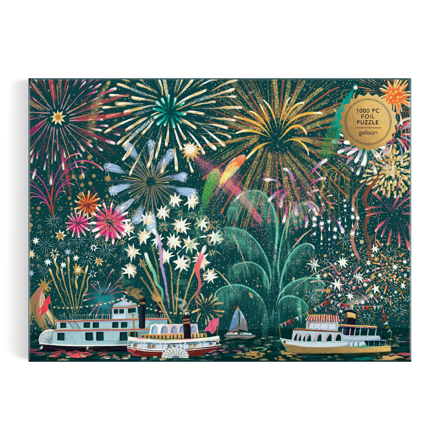Fireworks Jubilee 1000 Piece Foil Puzzle