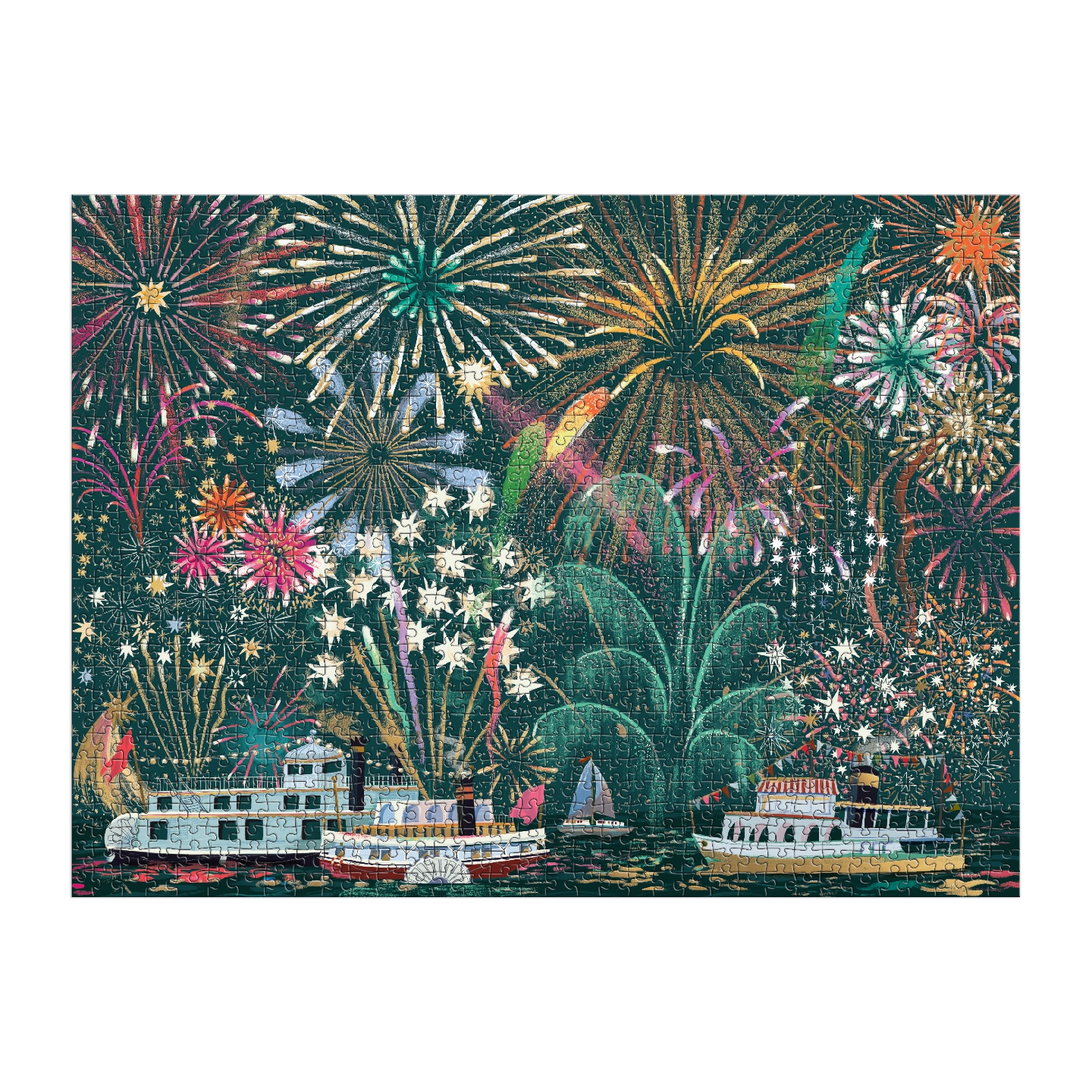 Fireworks Jubilee 1000 Piece Foil Puzzle