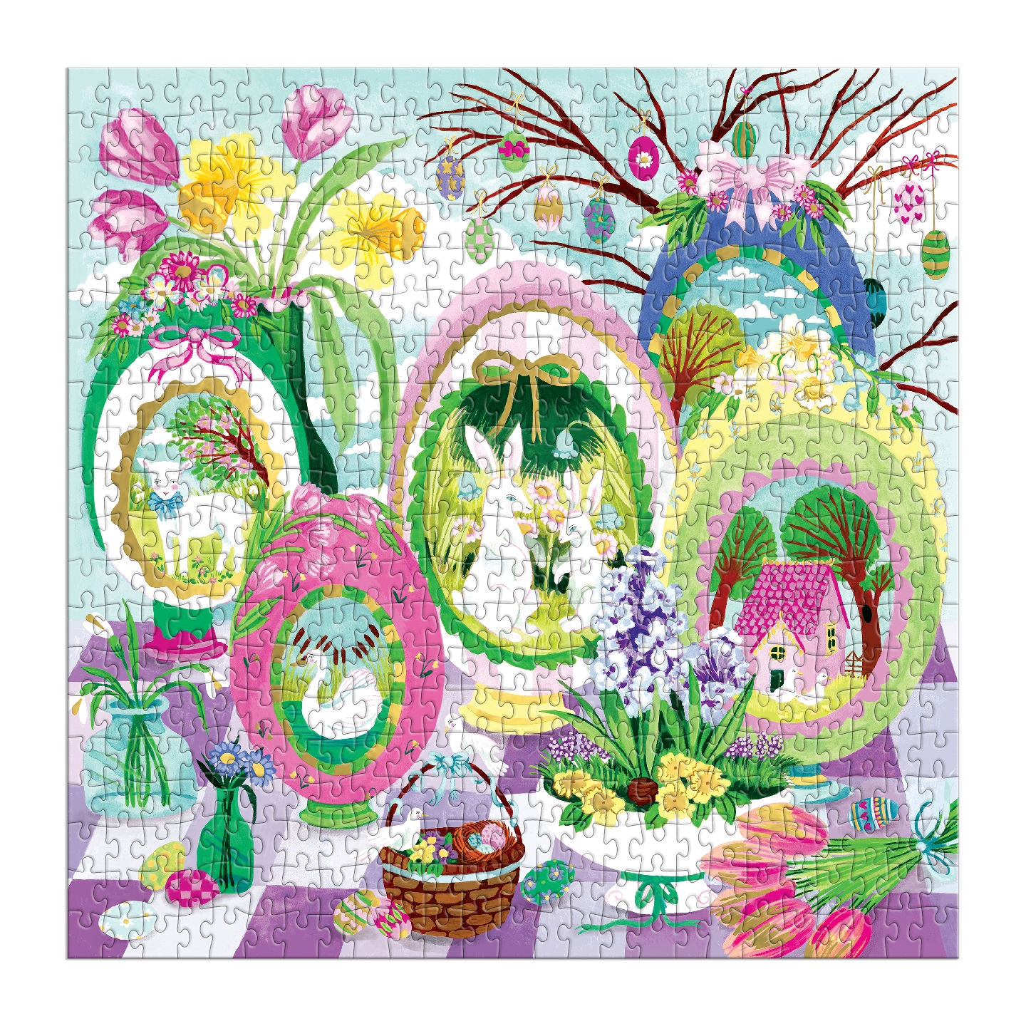 Windows To Spring 500 Piece Foil Puzzle