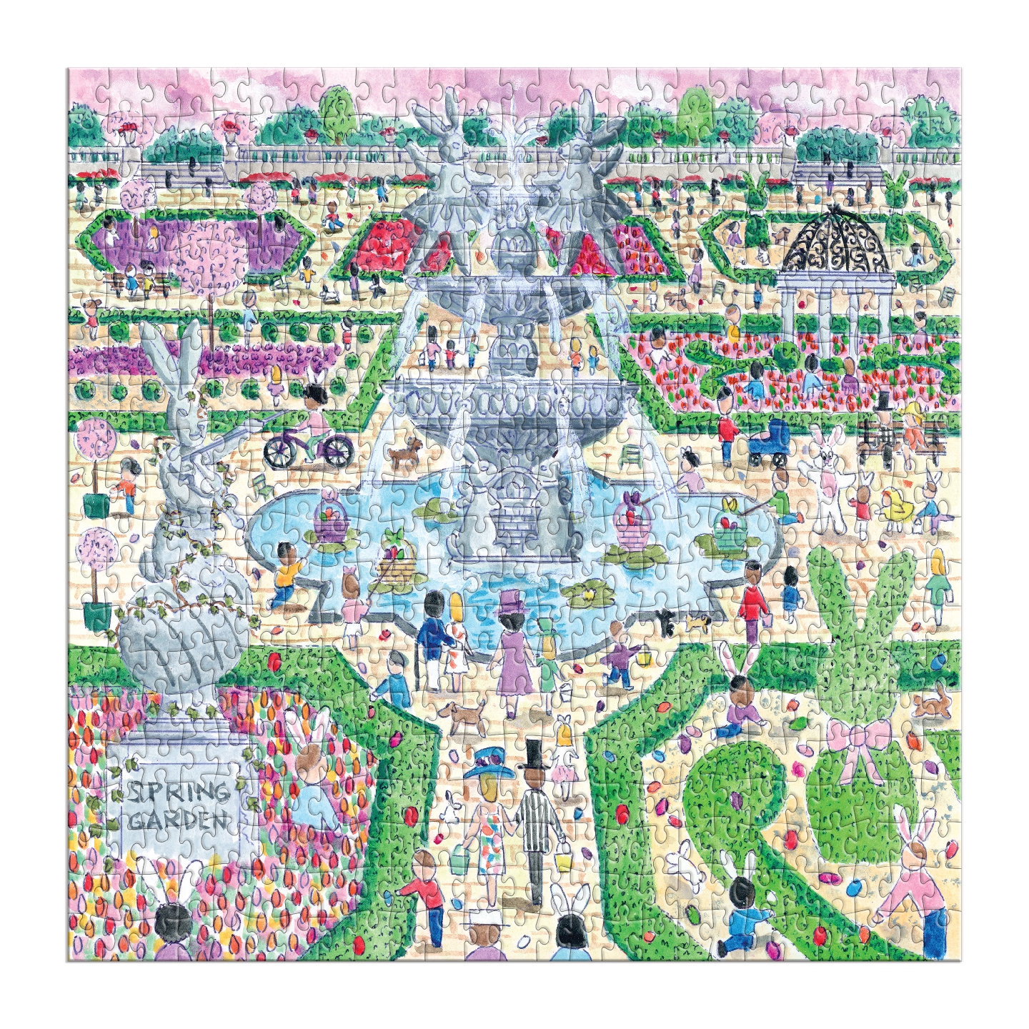 Michael Storrings Spring Egg Hunt 500 Piece Puzzle