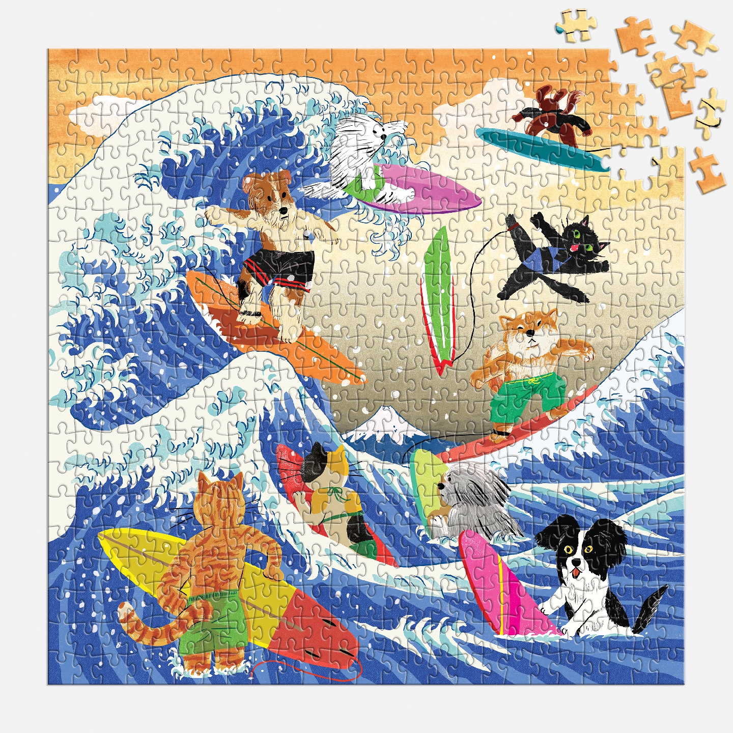 The Great Surf 500 Piece Puzzle
