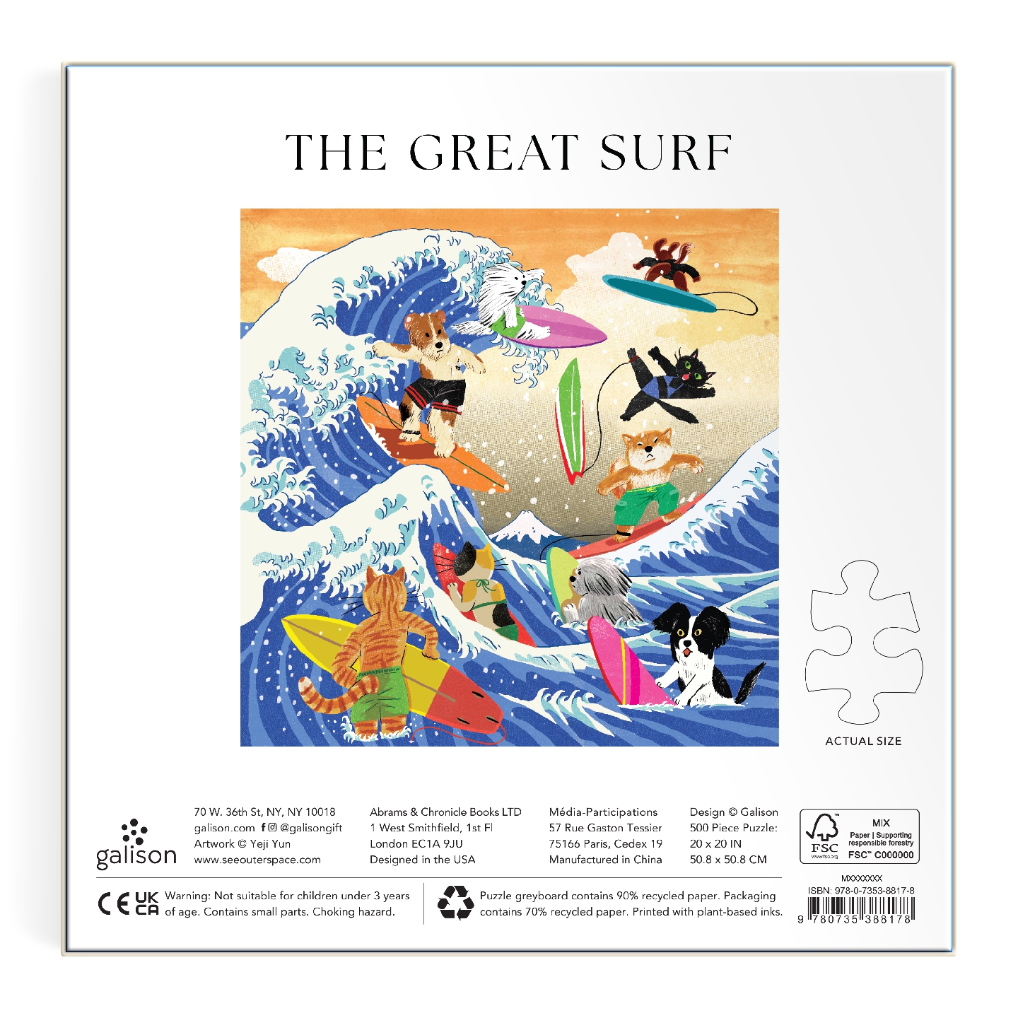 The Great Surf 500 Piece Puzzle