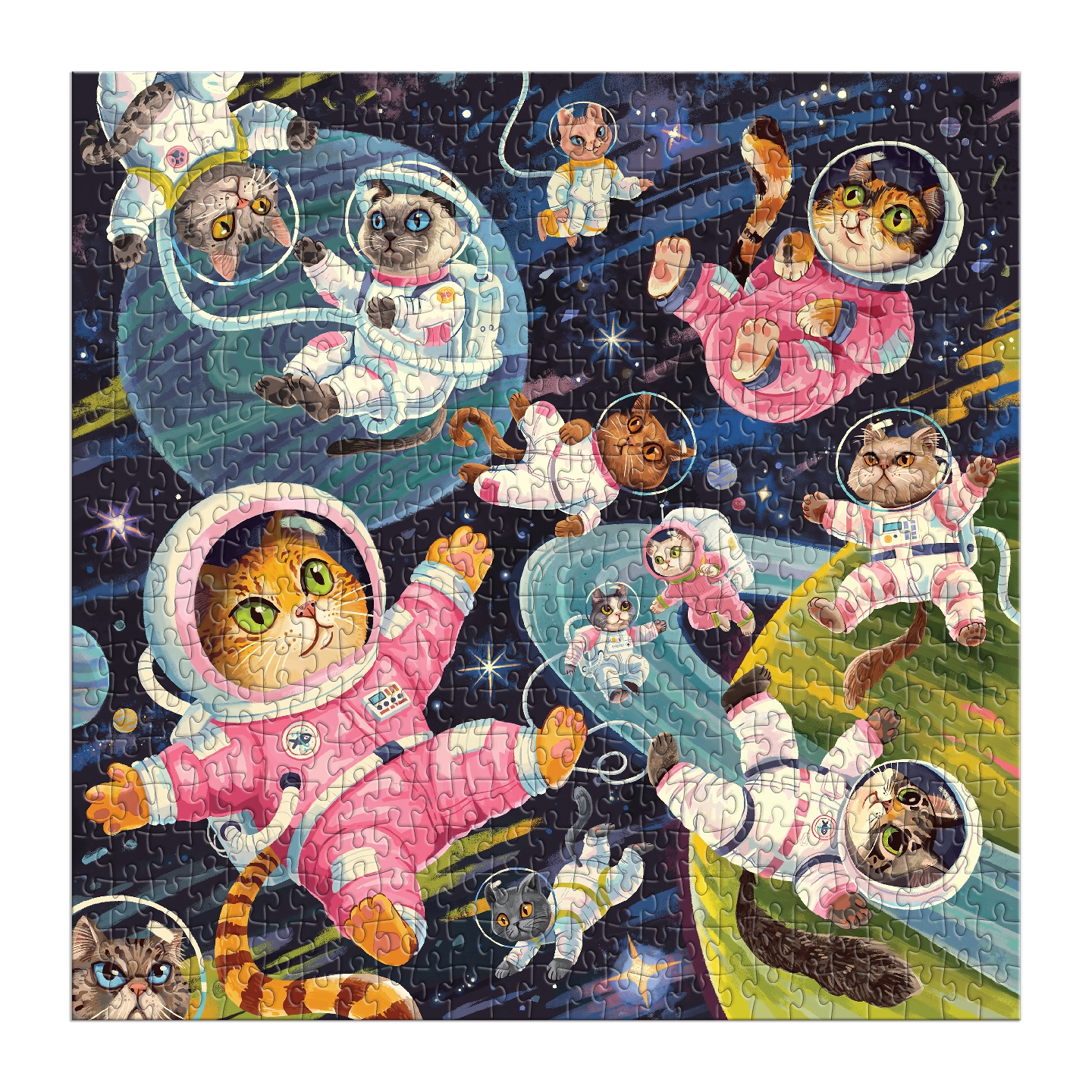 A Space Meowdyssey 500 Piece Puzzle