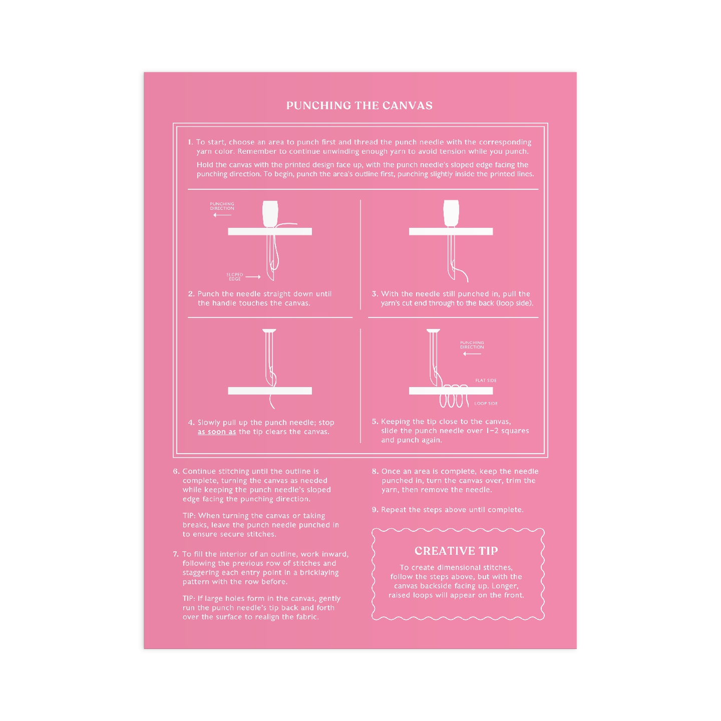 Cozy Cottage Punch Needle Kit