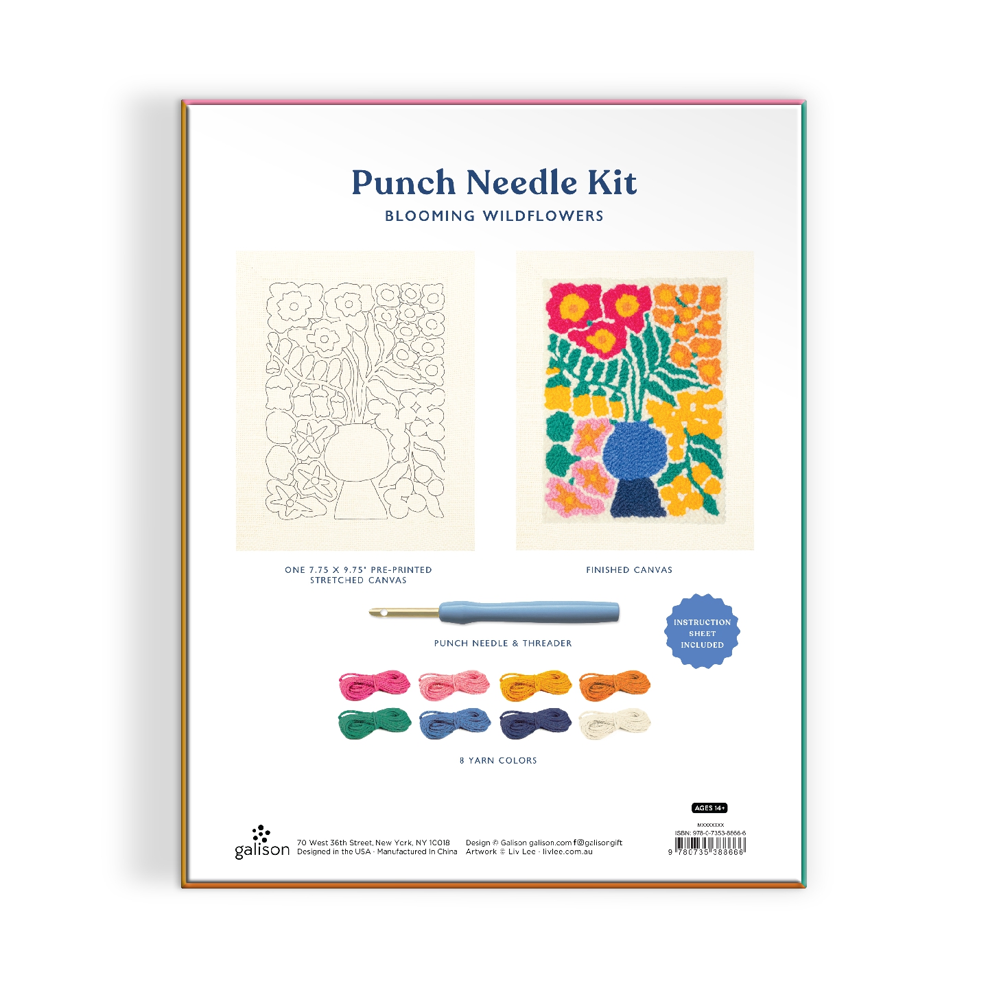 Blooming Wildflowers Punch Needle Kit