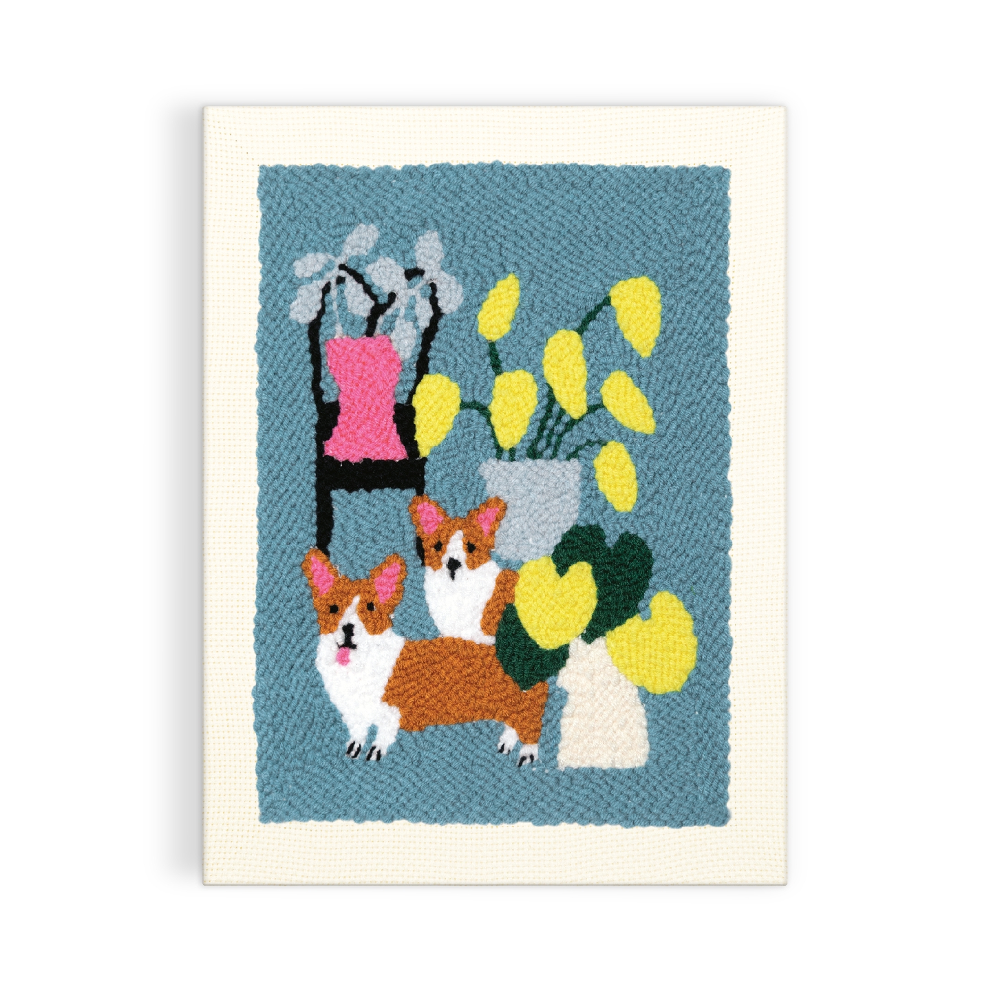 Corgi Friends Punch Needle Kit