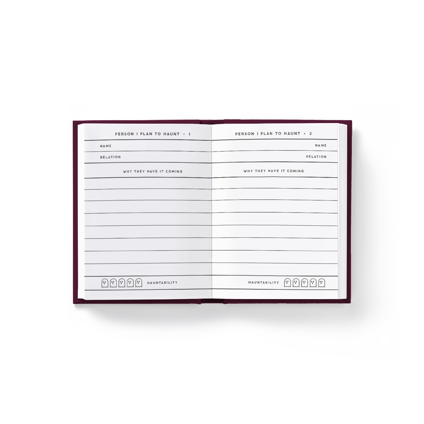 People I Plan To Haunt Tiny Diary