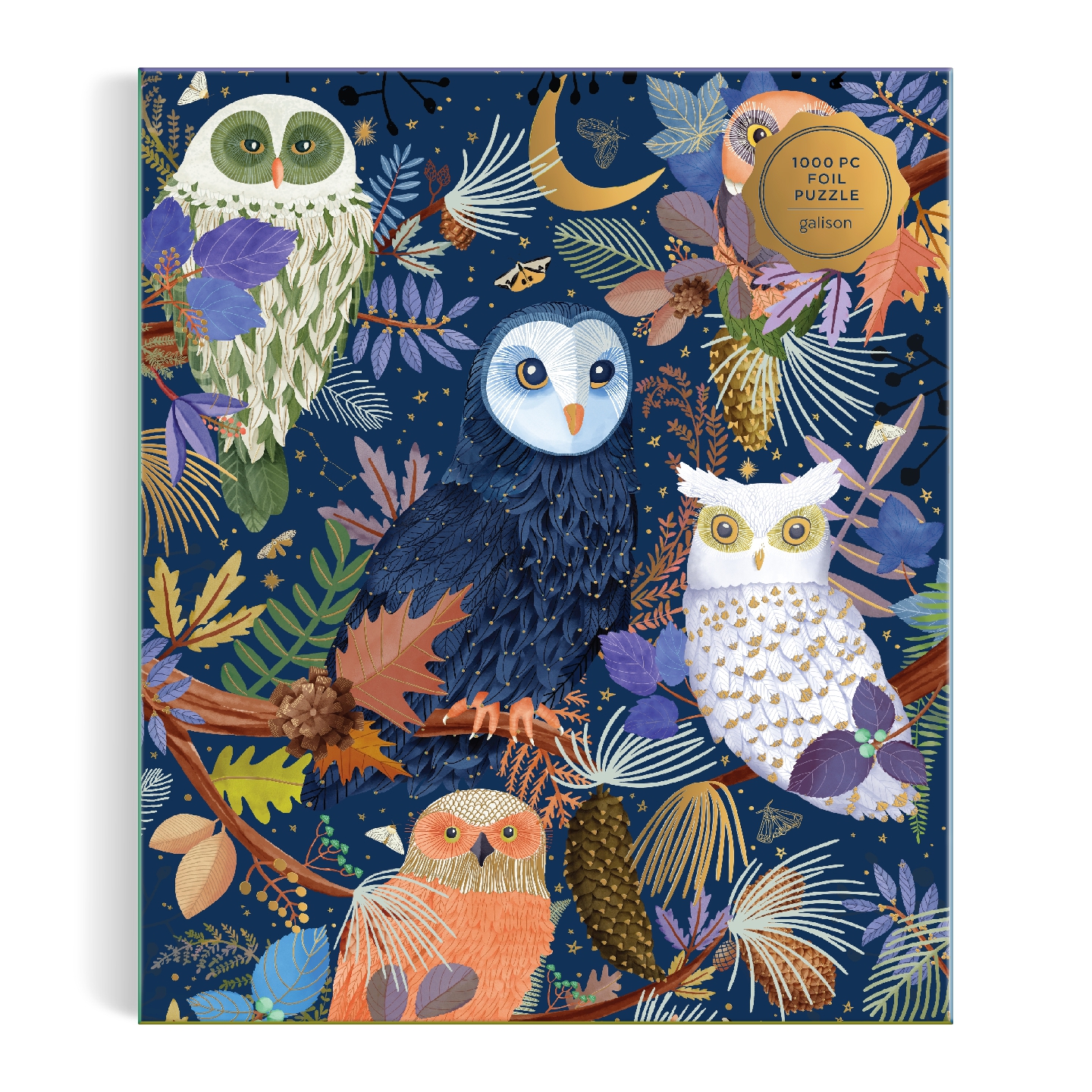 Owls At Dawn 1000 Piece Foil Puzzle
