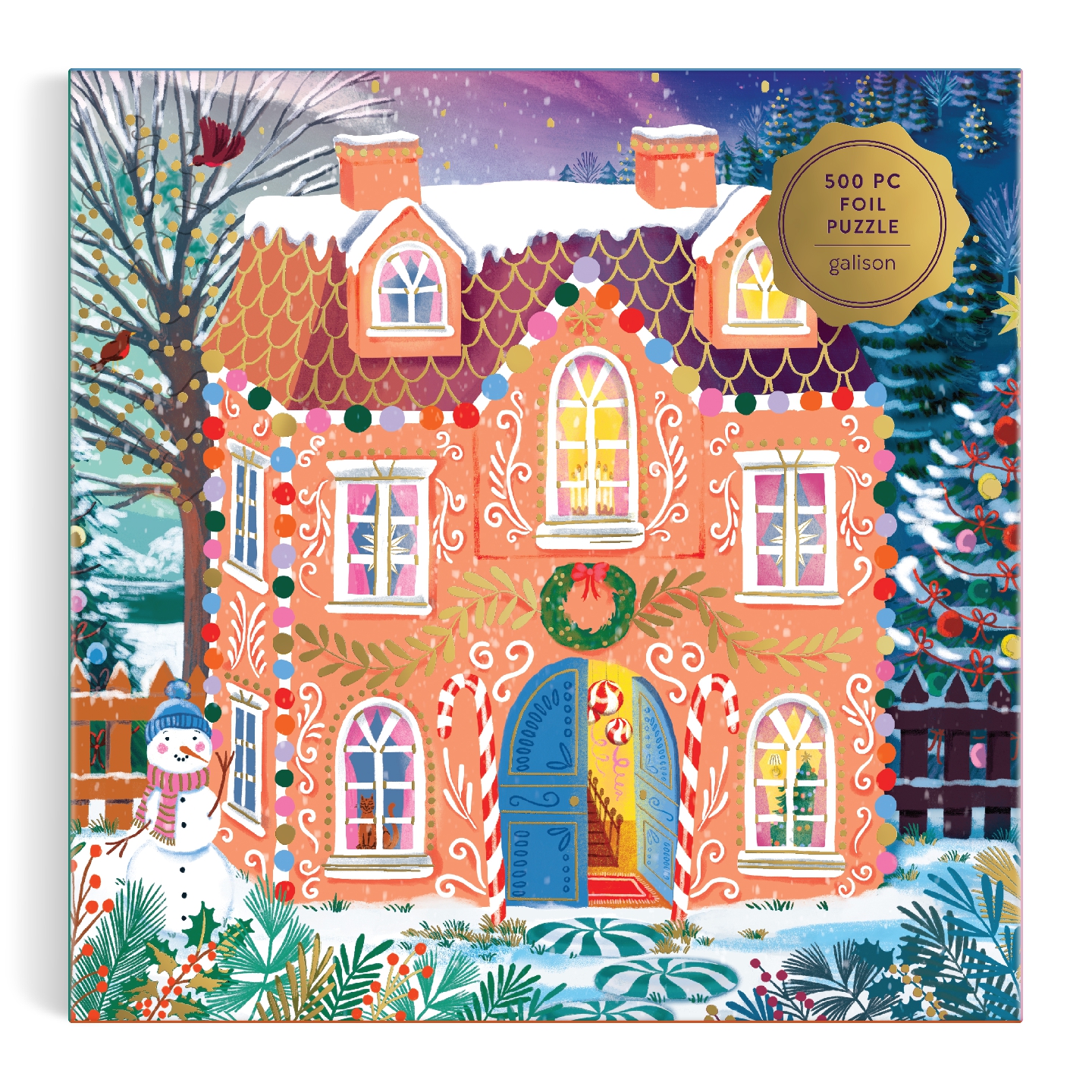 Home Sweet Holidays 500 Piece Foil Puzzle