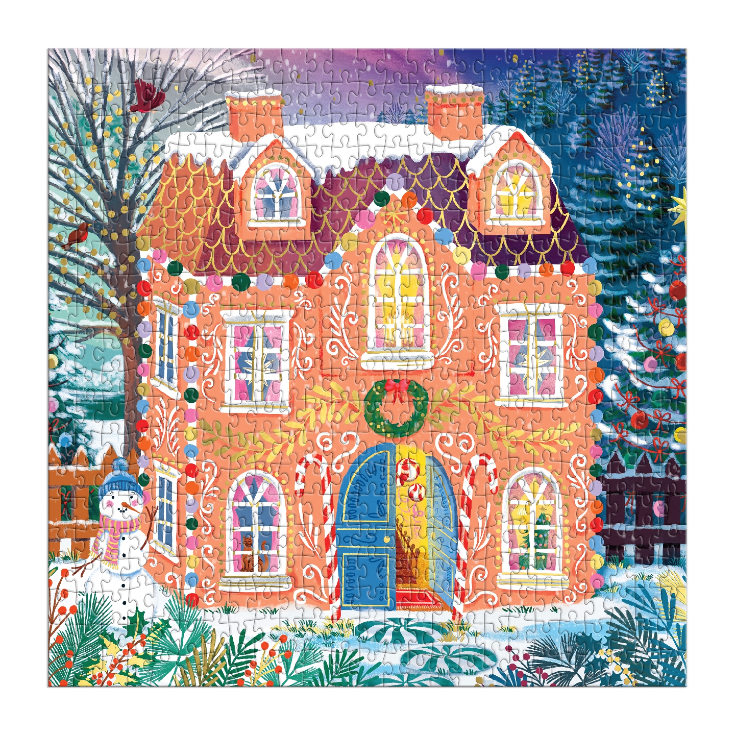 Home Sweet Holidays 500 Piece Foil Puzzle