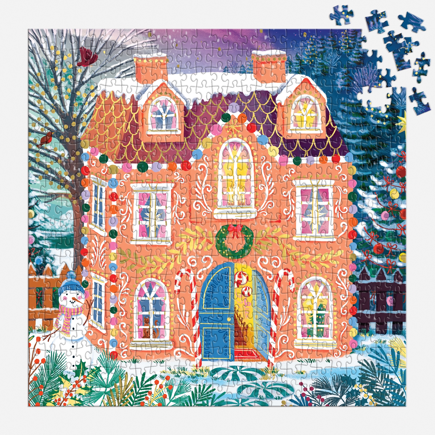 Home Sweet Holidays 500 Piece Foil Puzzle