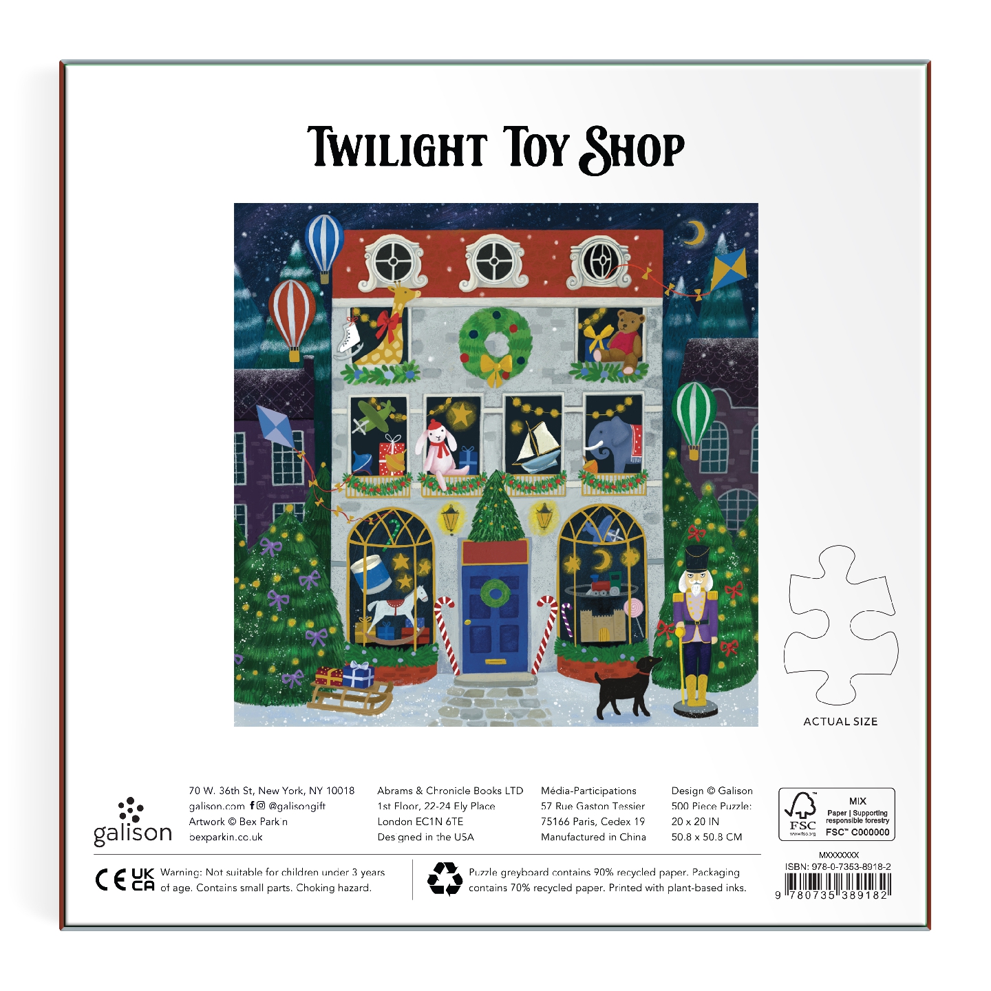 Twilight Toy Shop 500 Piece Foil Puzzle