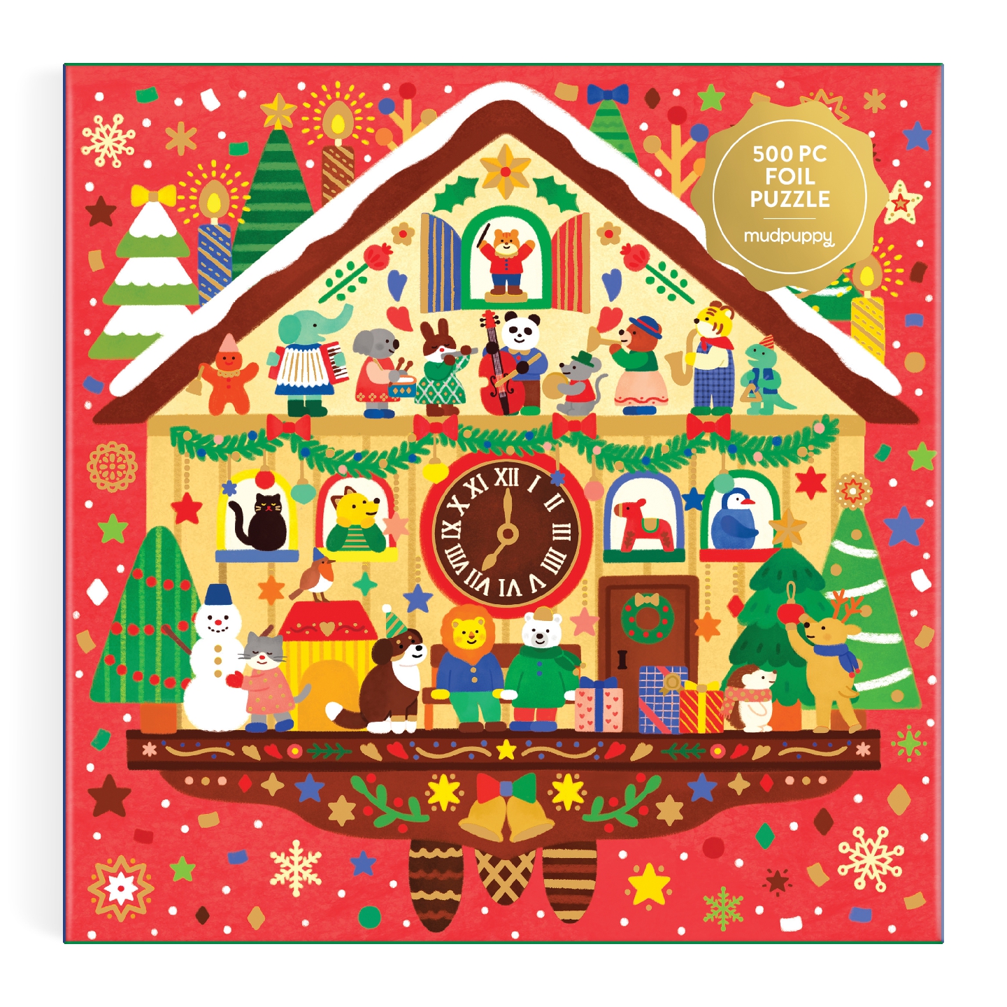 Christmas Time 500 Piece Foil Puzzle