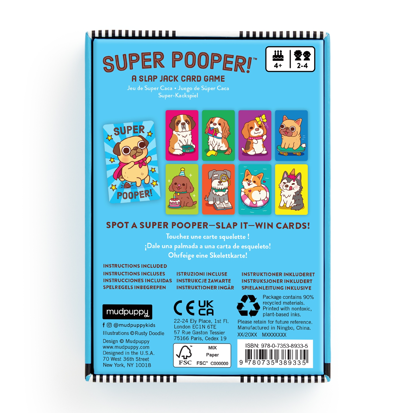 Super Pooper! Card Game